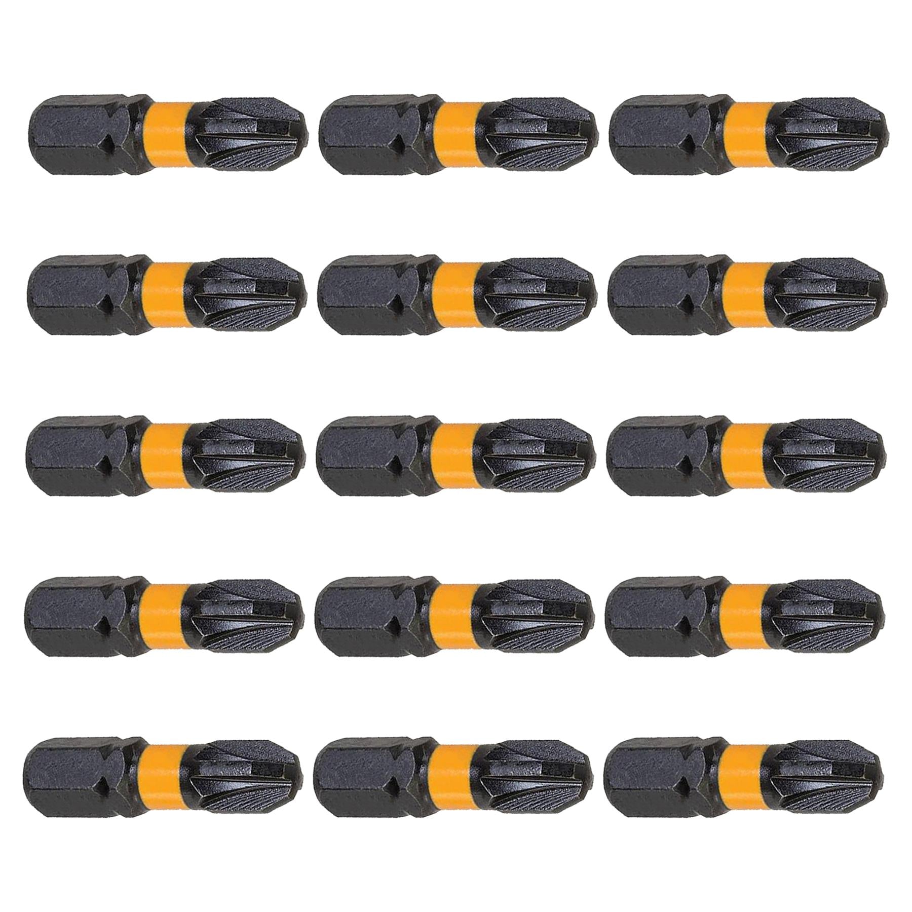 IMPACT SCREWDRIVER BITS PZ3 HEAD 25MM SCREW DRIVER BIT X 15