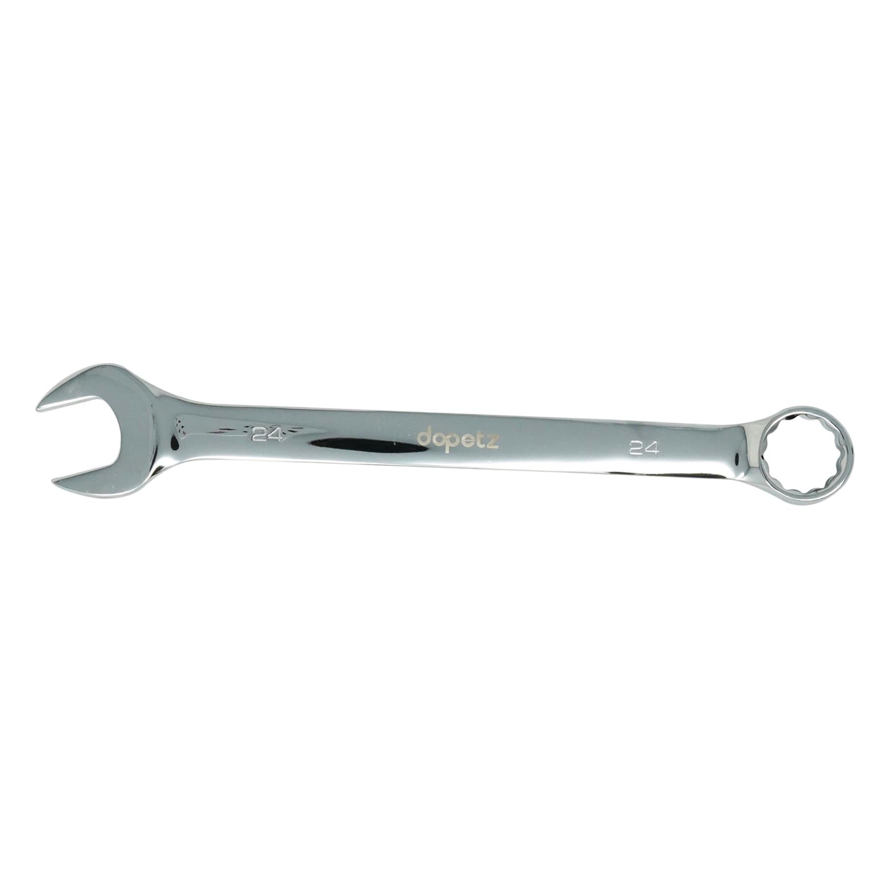 Combination Open Ring Spanner Chrome Mechanics Garage Tools 24mm