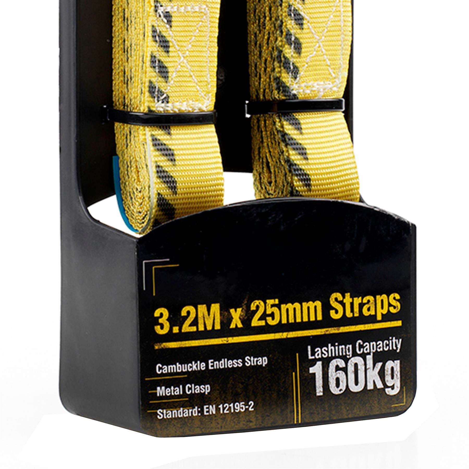 Van Vault Endless Strap 2pk 3.2m x 25mm Flexible Polyester