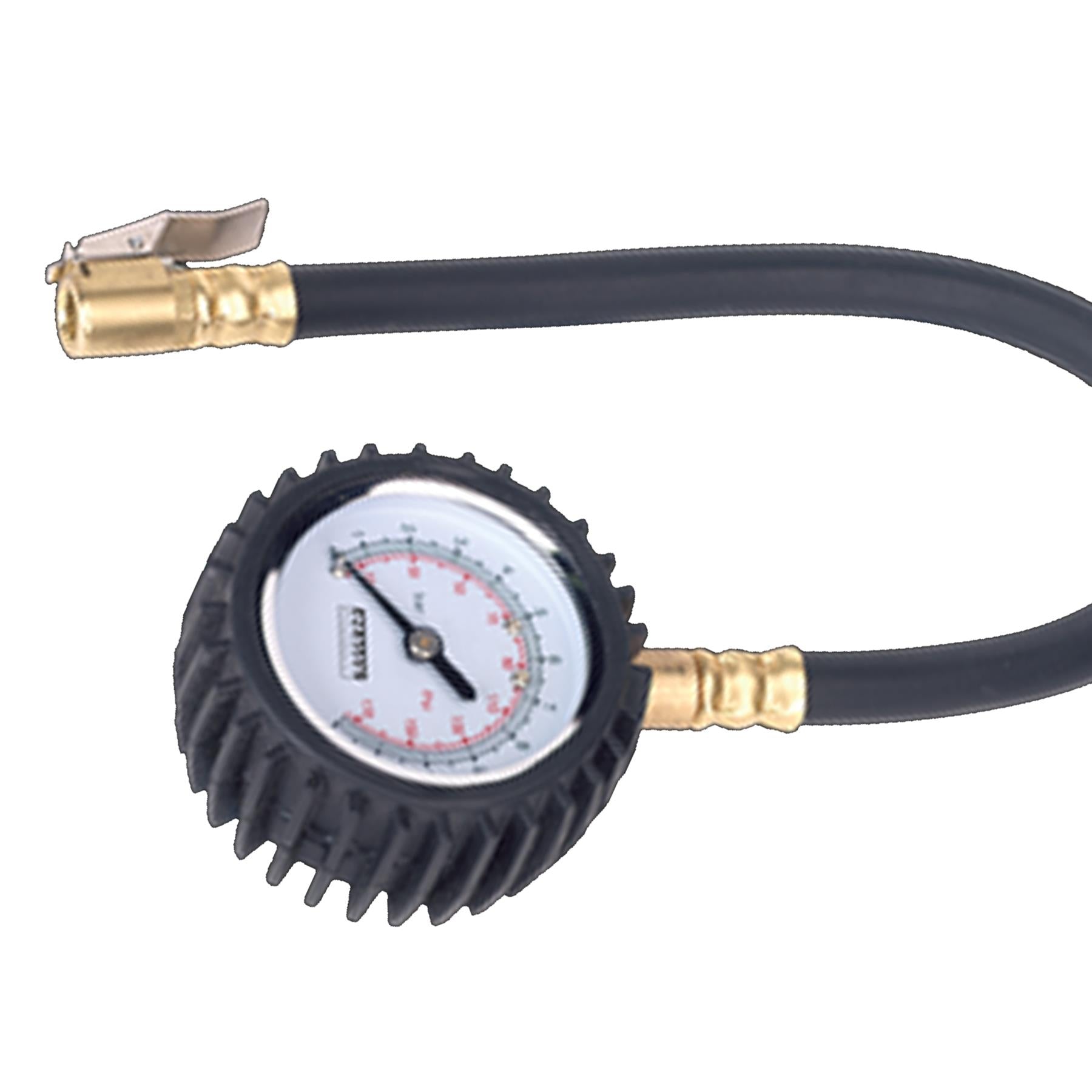Sealey Tyre Pressure Gauge with Clip-On Chuck 0-7bar(0-100psi)