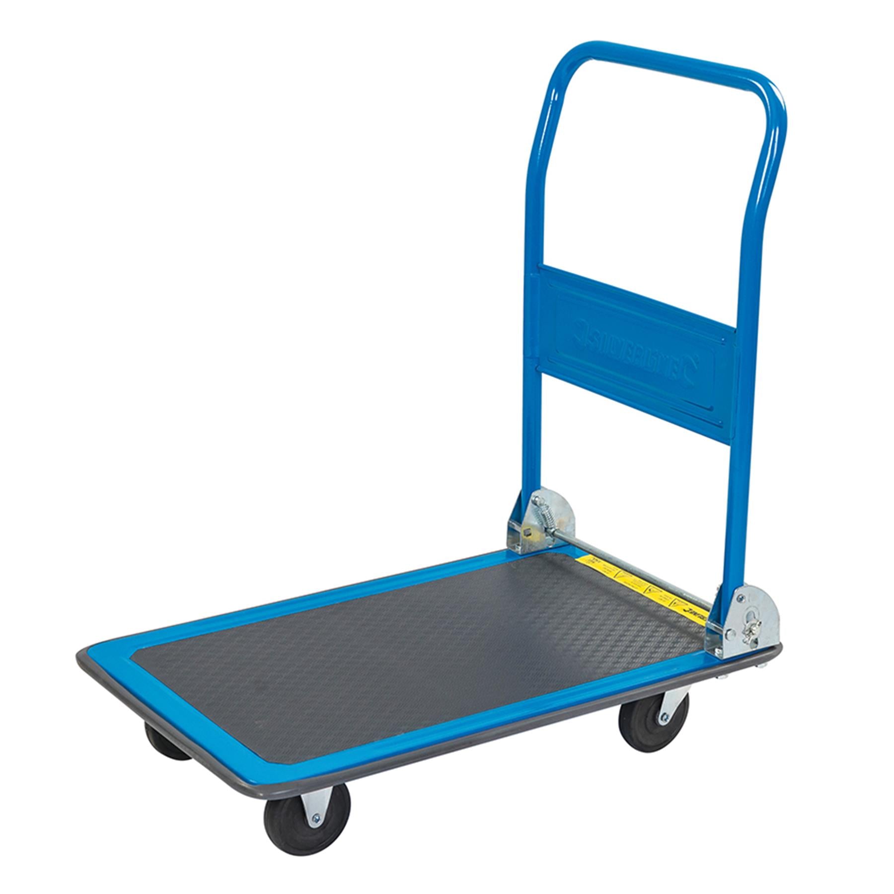 Folding Platform Hand Truck Trolley Cart Sack Warehouse Transport Flat Bed