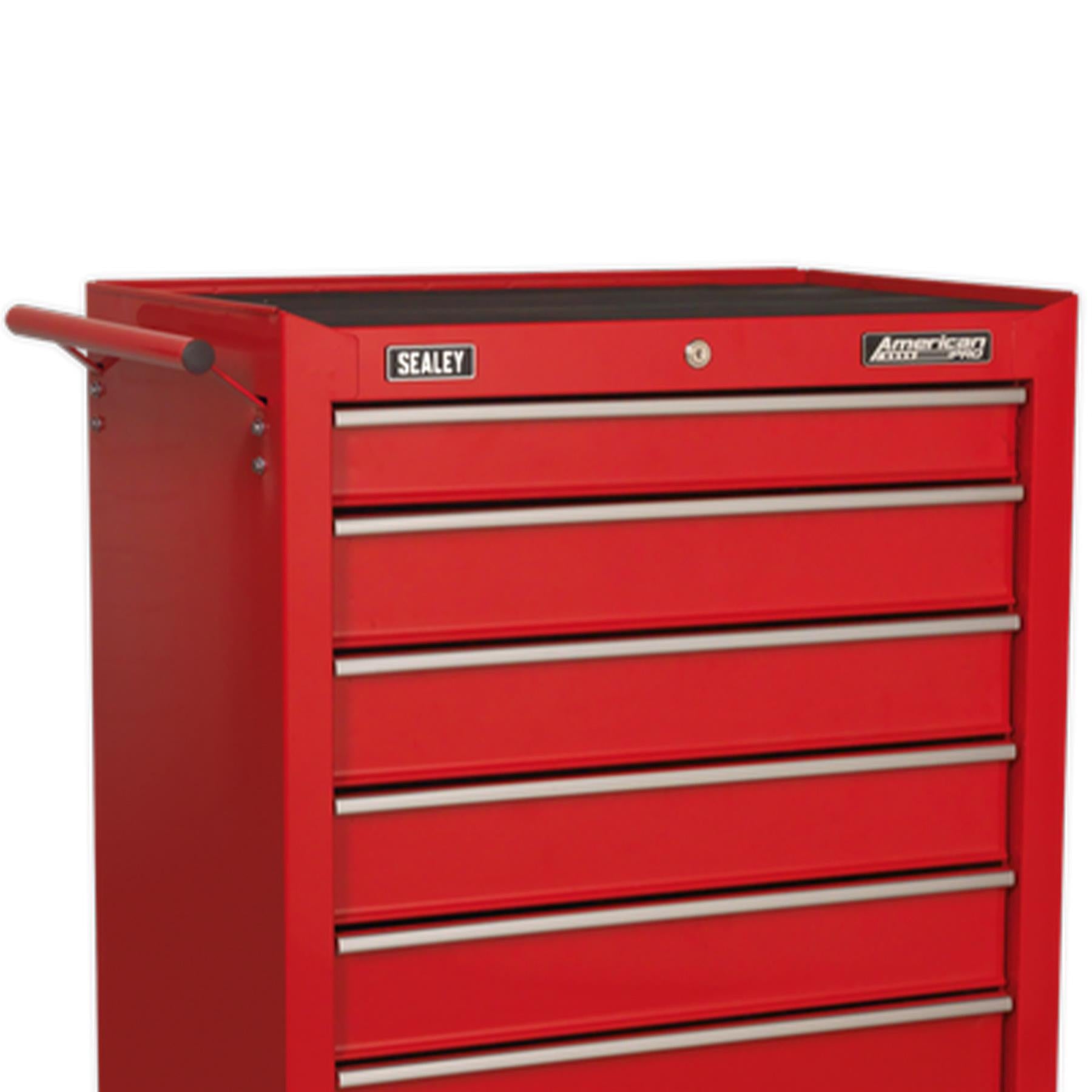 Sealey Rollcab 6 Drawer with Ball-Bearing Slides - Red