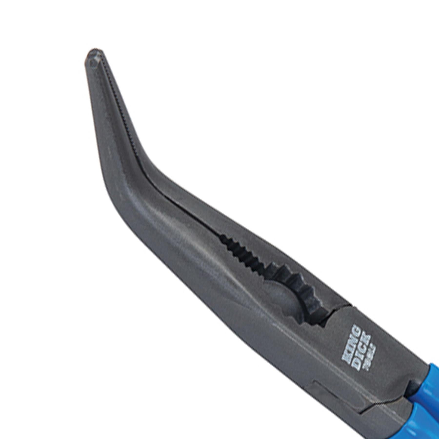 King Dick Long Nosed Pliers Bent 205mm High Grade Steel