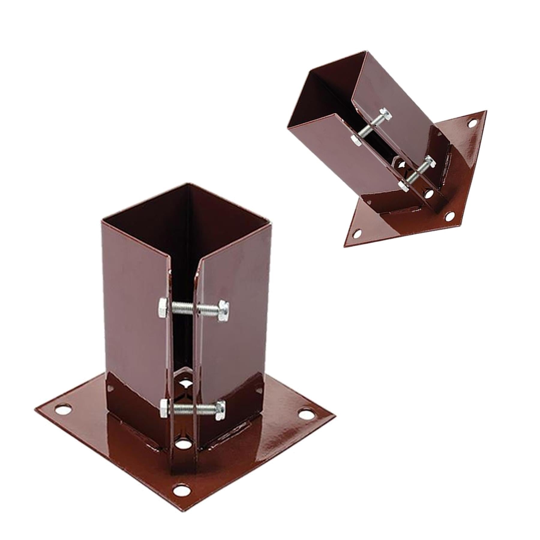 Fence Post Holders / Support - Metal - 3" Bolt Down 75 mm Like Metpost Bolt Grip 12PC