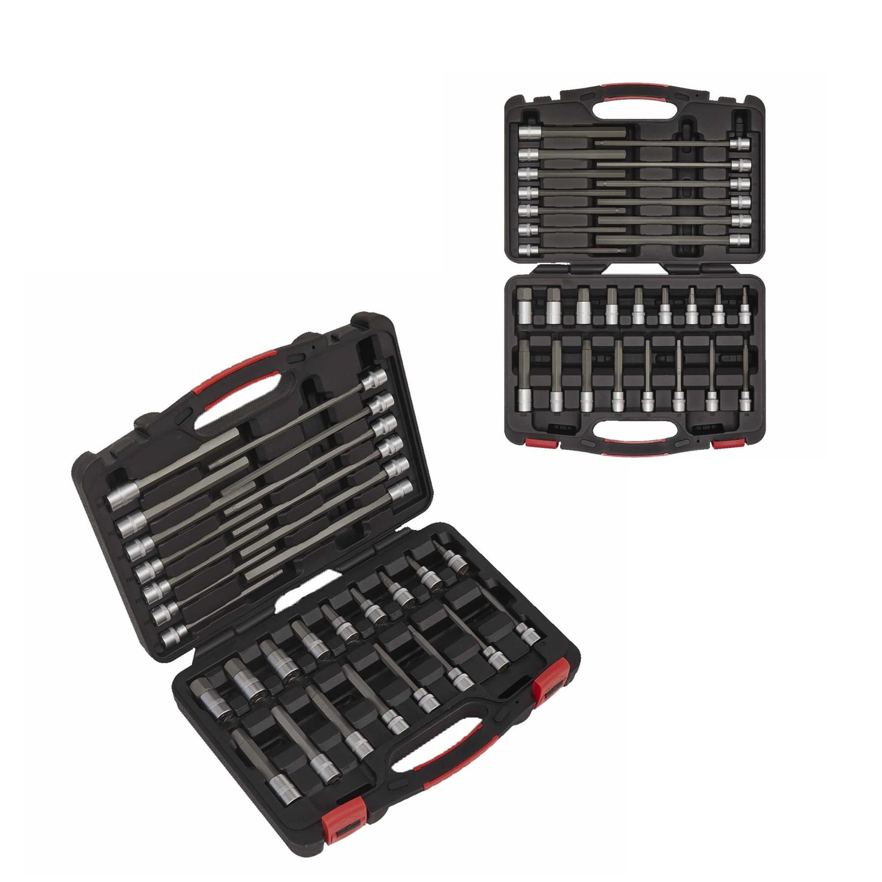 Sealey Hex Socket Bit Set 30pc 3/8"Sq Drive - Platinum Series