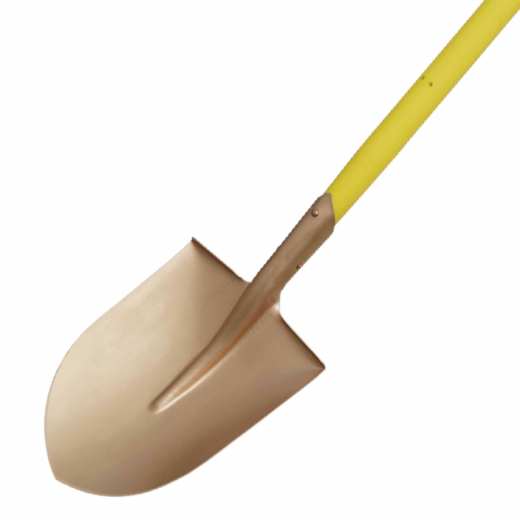Sealey Round Point Shovel 240 x 420 x 990mm - Non-Sparking Beryllium Copper Head