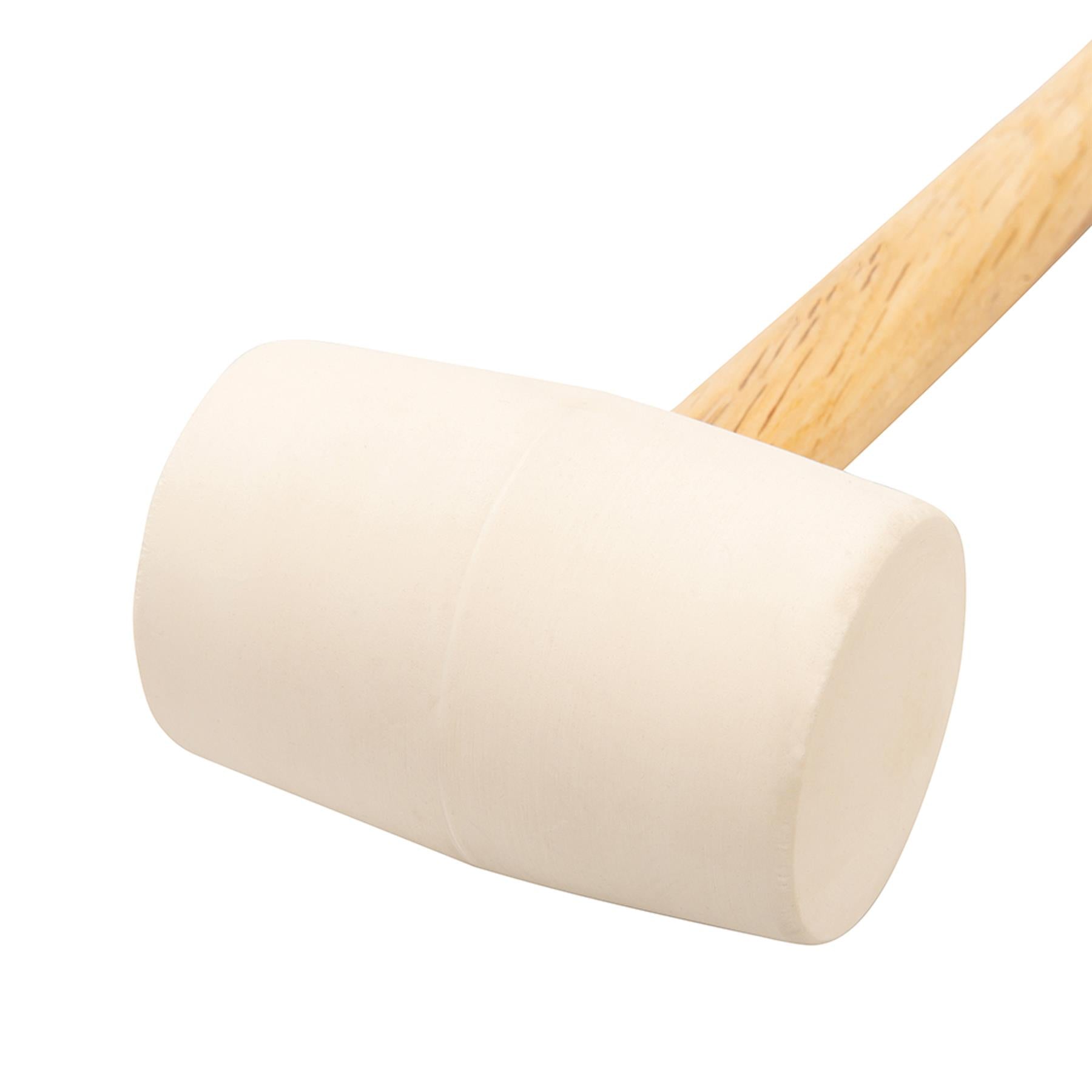 White Rubber Mallet - 16Oz (454G) Camping Building Marqee Tent Pegs Mallet DIY