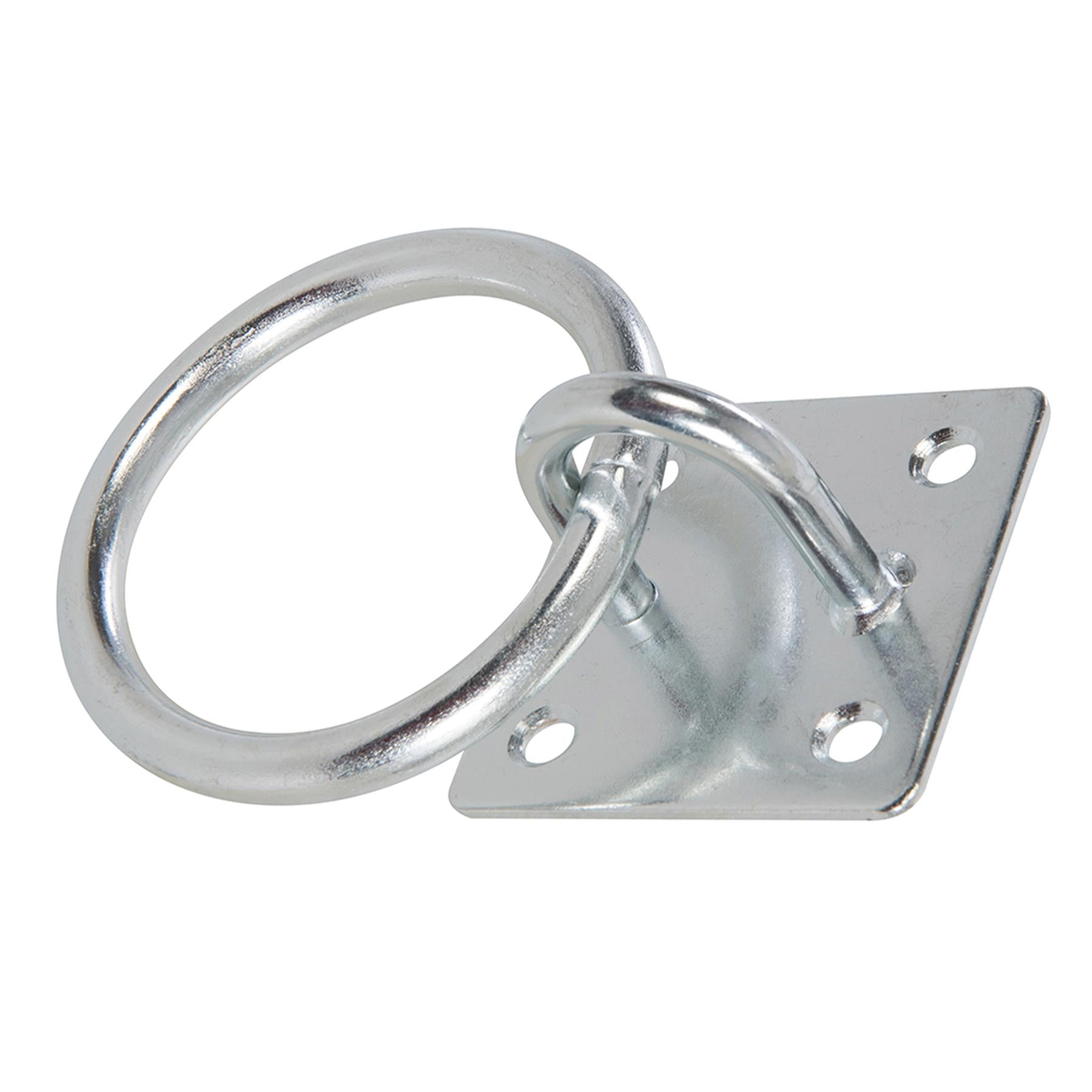 Chain Plate Galvanised Ring 50mm X 50mm Zinc Plated Corrosion Resistant