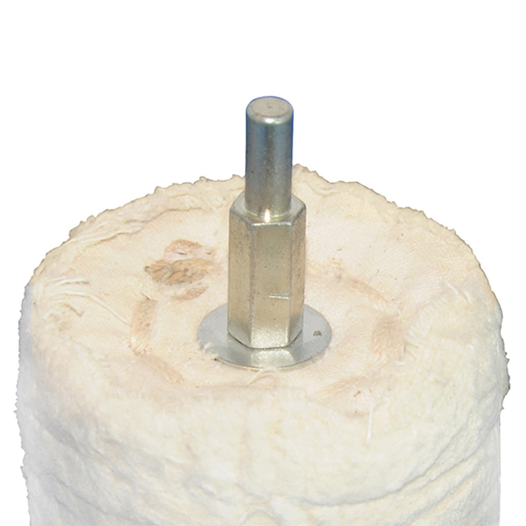 Cylinder Polishing Mops 63mm Buffing Wheels Compound Soap Heavy Duty Tool