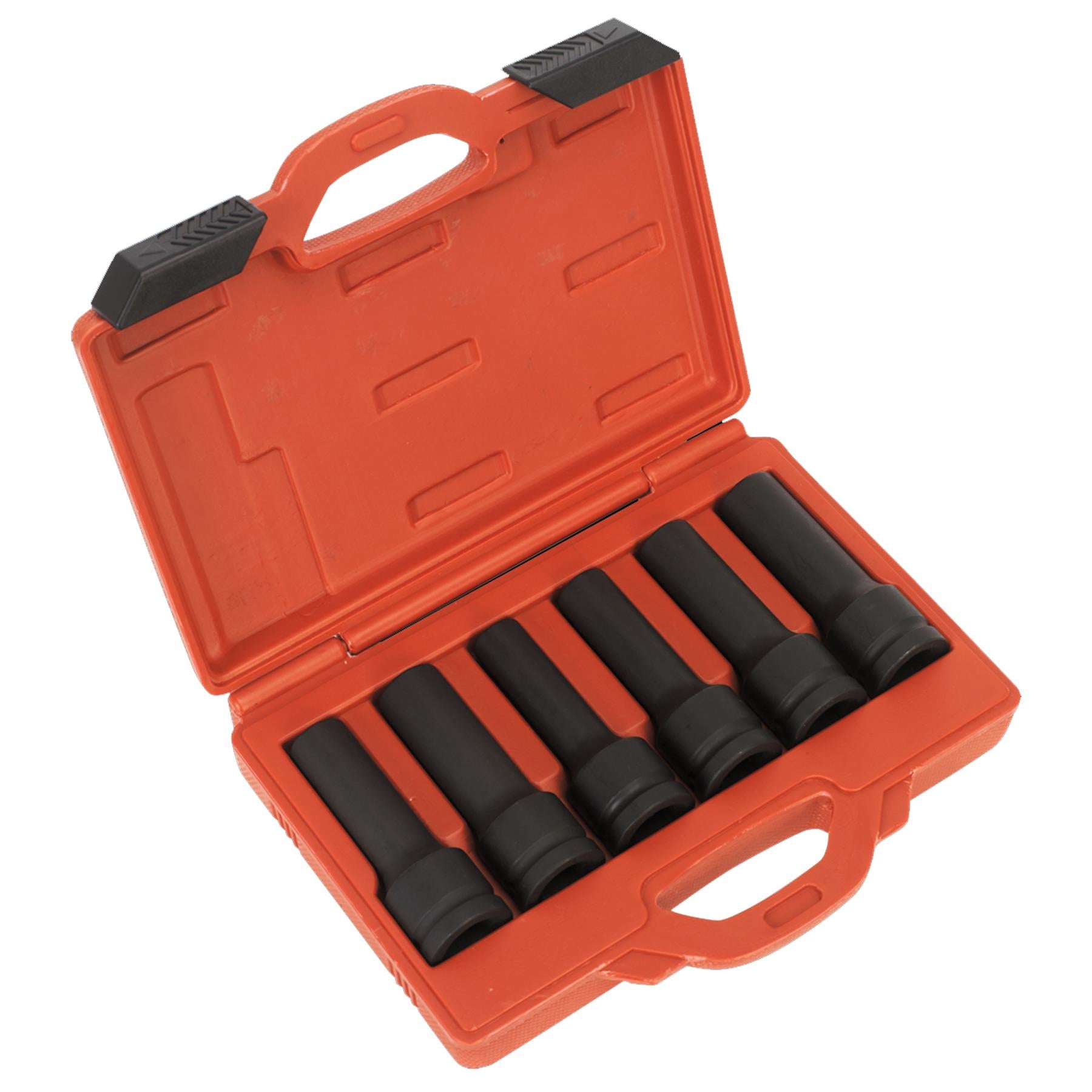 Sealey Impact 12pt & TRX-Star* Female Deep Socket Set 6pc 3/4"Sq Dr