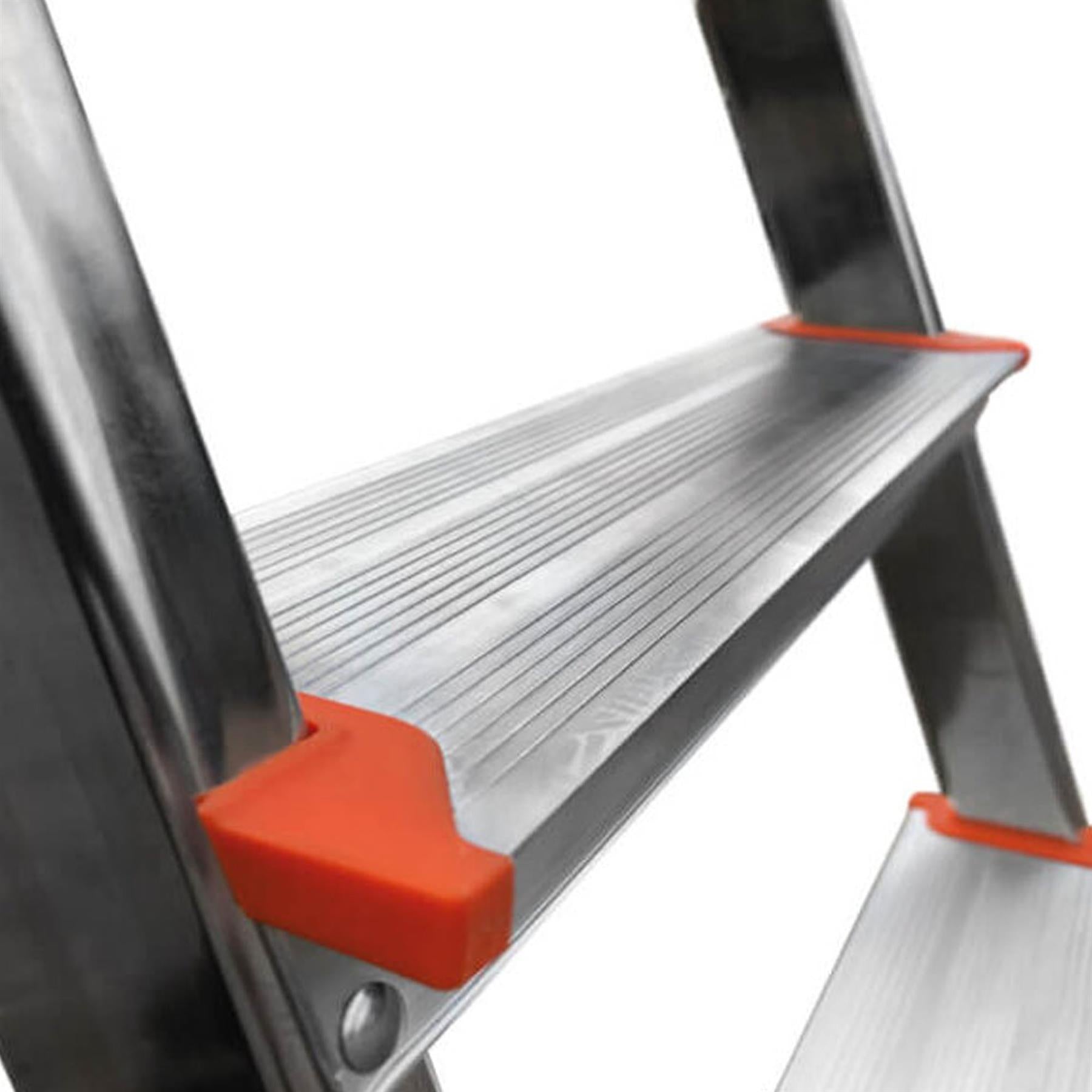 Dapetz PRo 3 Tread Lightweight Aluminium Platform Step Ladder For Home 1.25m