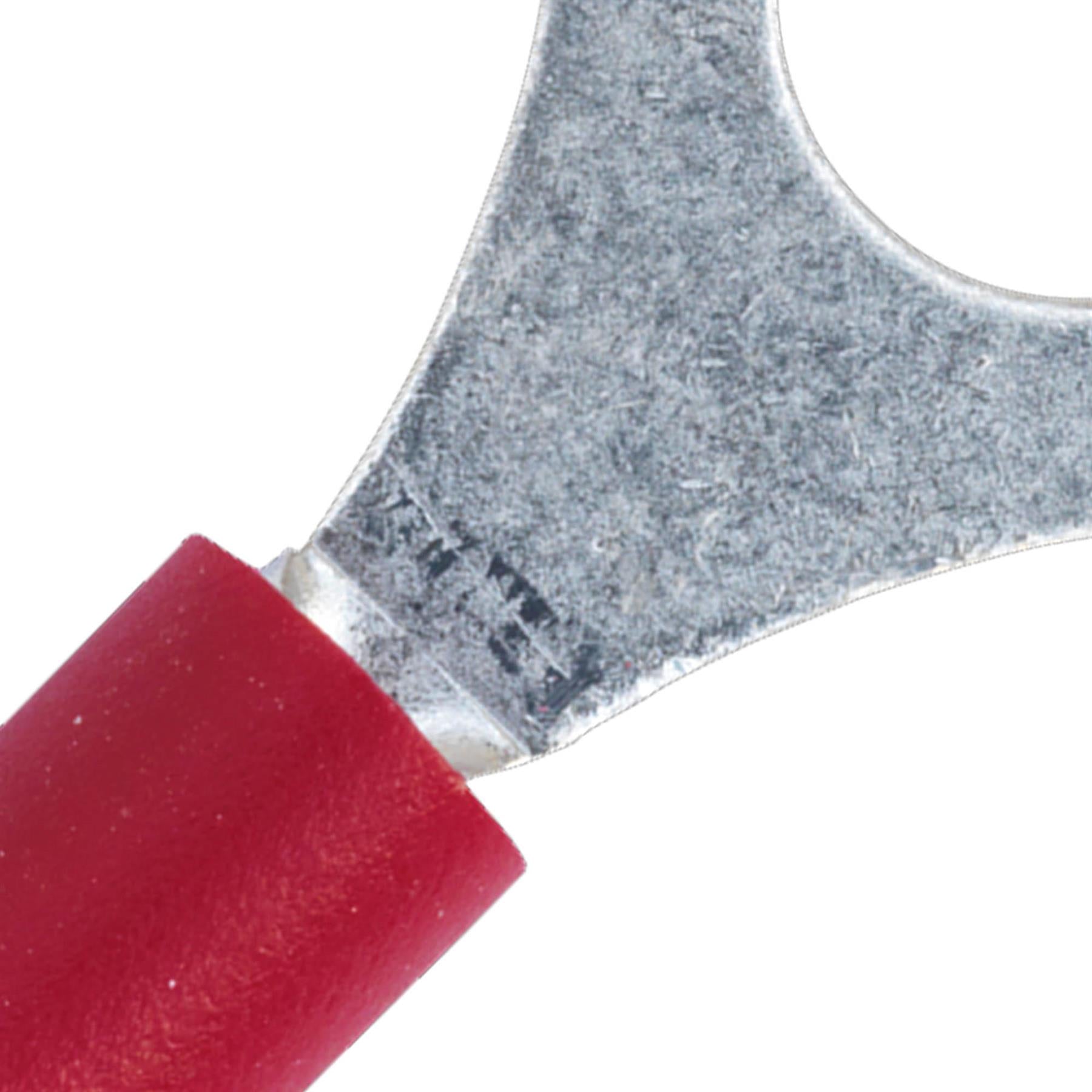 Sealey Easy-Entry Ring Terminal �6.4mm (1/4") Red Pack of 100