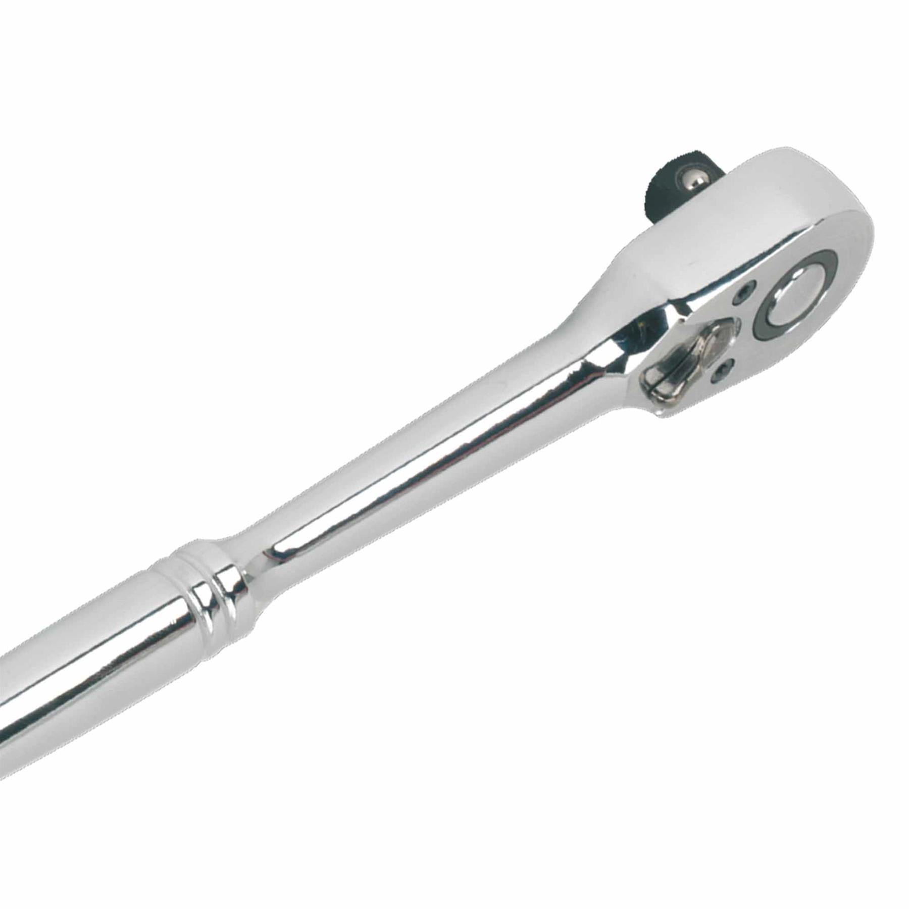 Ratchet Wrench 1/4"Sq Drive Pear-Head Flip Reverse. Sealey