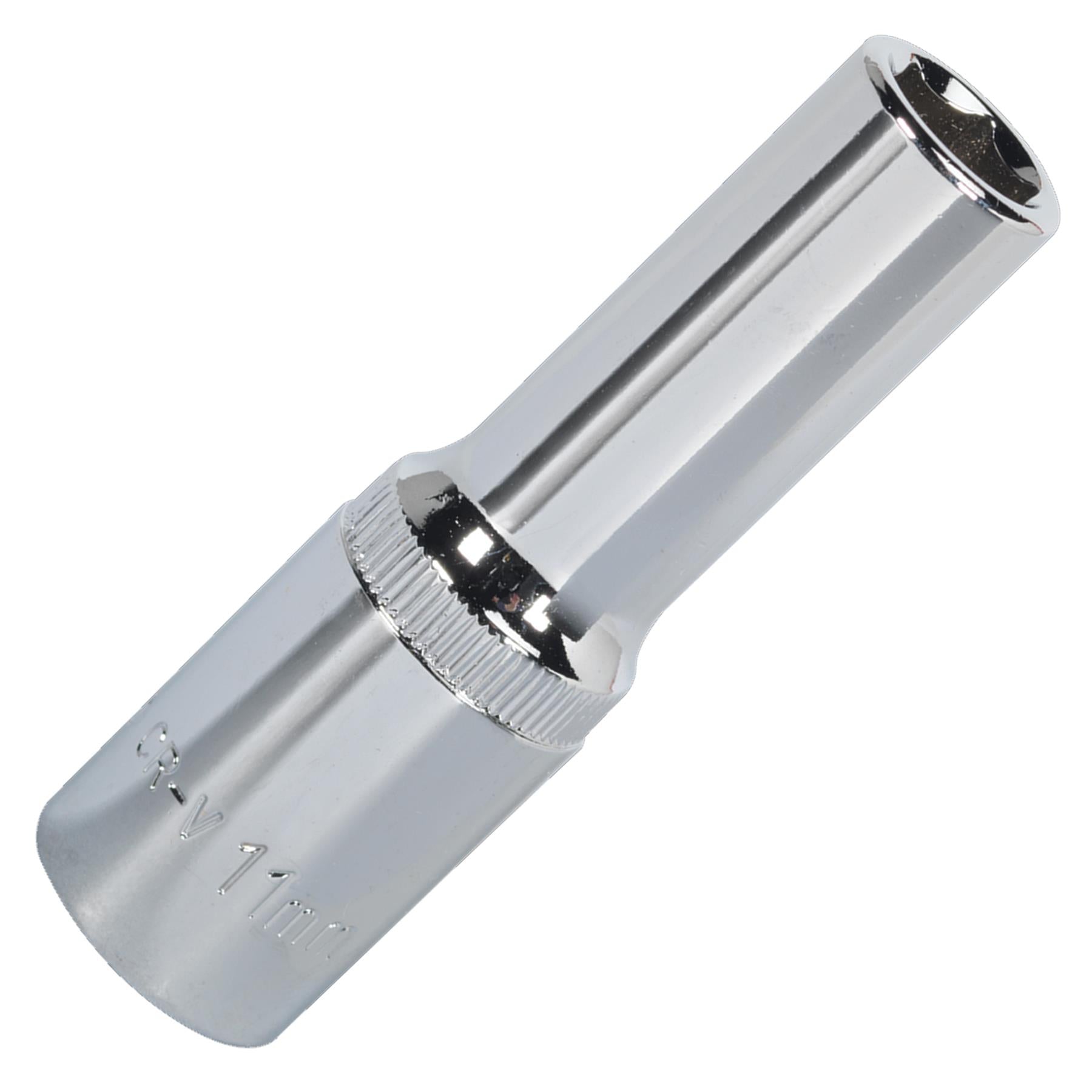 Sealey WallDrive Socket 11mm Deep 1/2"Sq Drive Fully Polished