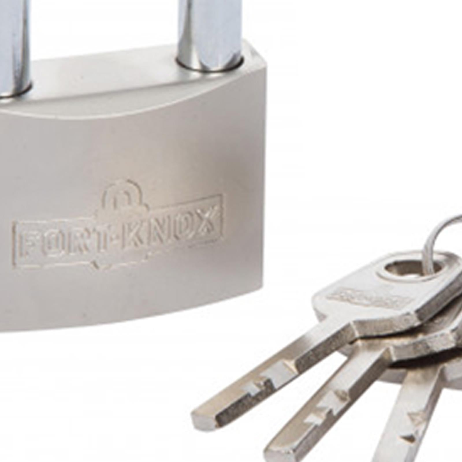 BlueSpot Extra Long Shackle Padlock 50mm Hardened Steel & Solid Brass Cylinder