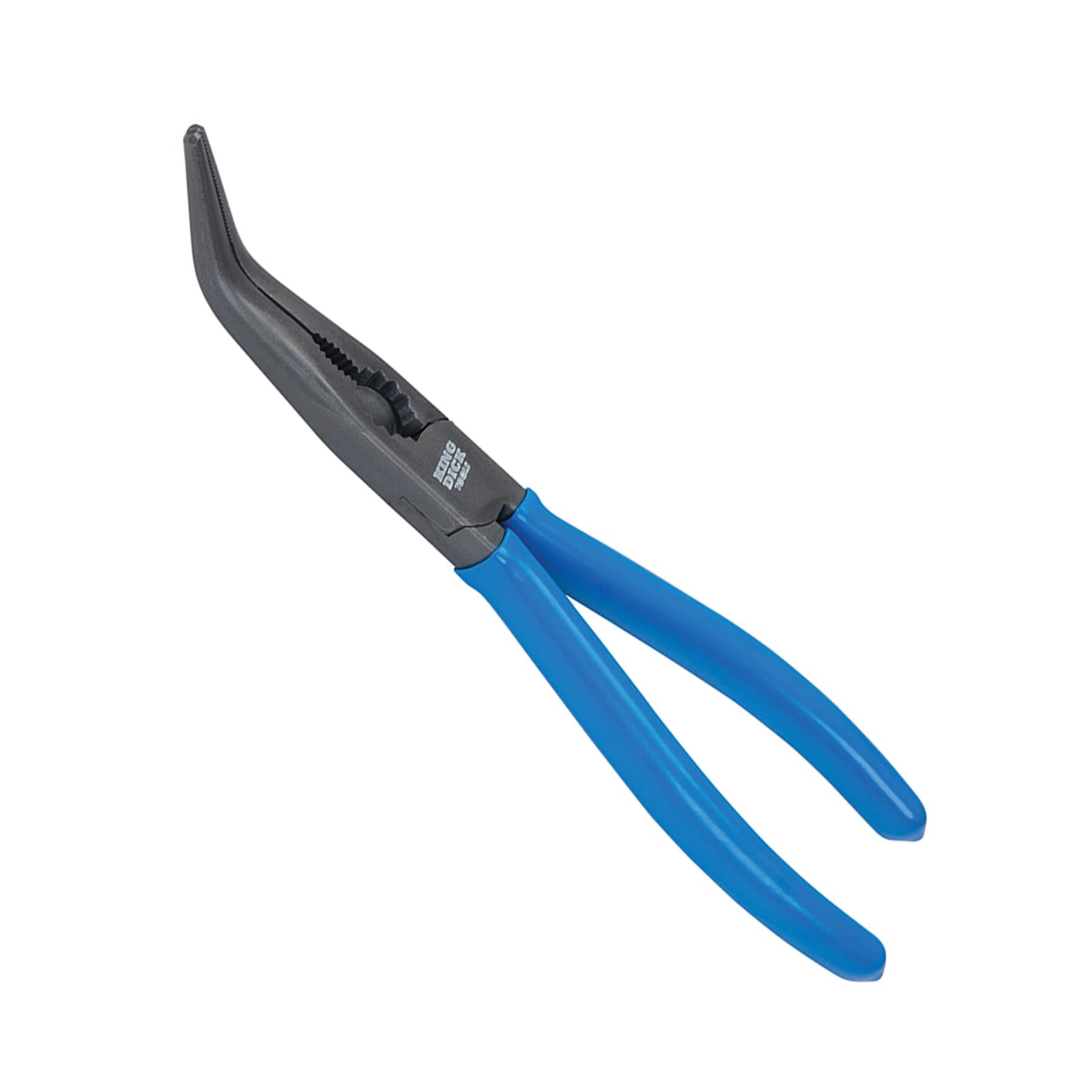 King Dick Long Nosed Pliers Bent 205mm High Grade Steel
