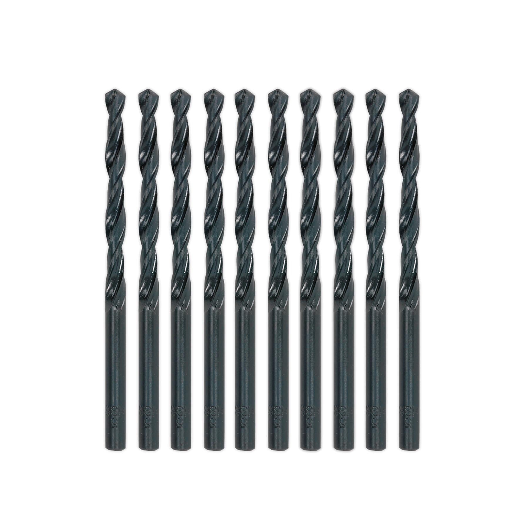 Sealey HSS Roll Forged Drill Bit 6.5mm Pack of 10