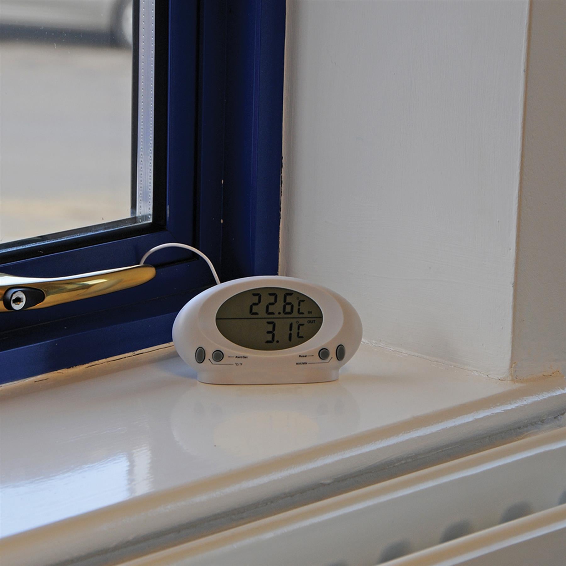 Indoor/Outdoor Thermometer -10°C To °C Twin Display Thermometer Quality