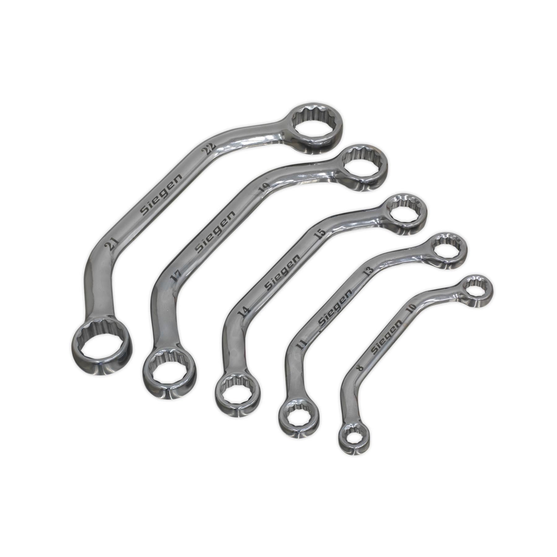 Sealey Obstruction Spanner Set 5pc Metric