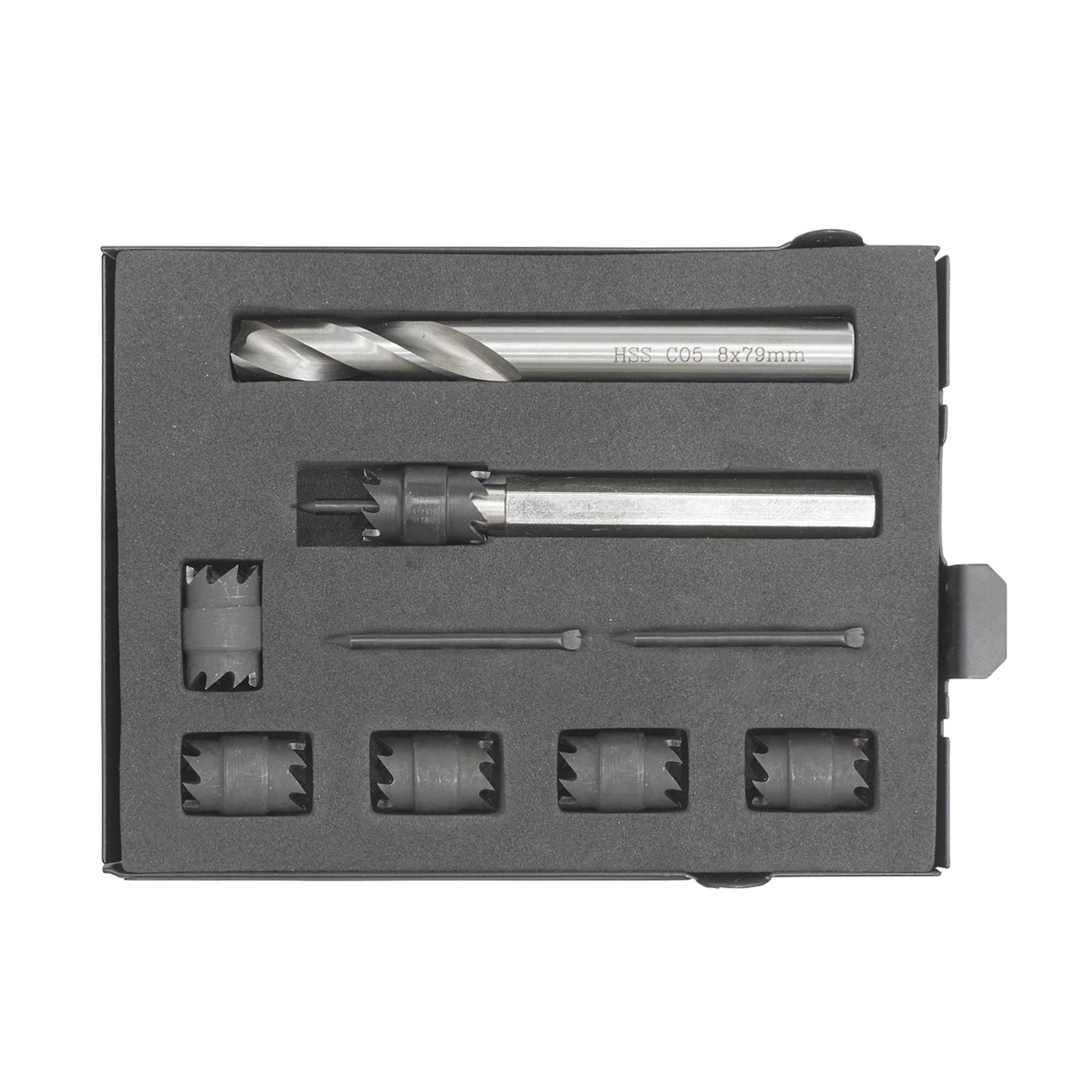 Sealey 9pc Spot Weld Cutter Drill Bits Set 10mm Spot Weld Removal Drill AK4730