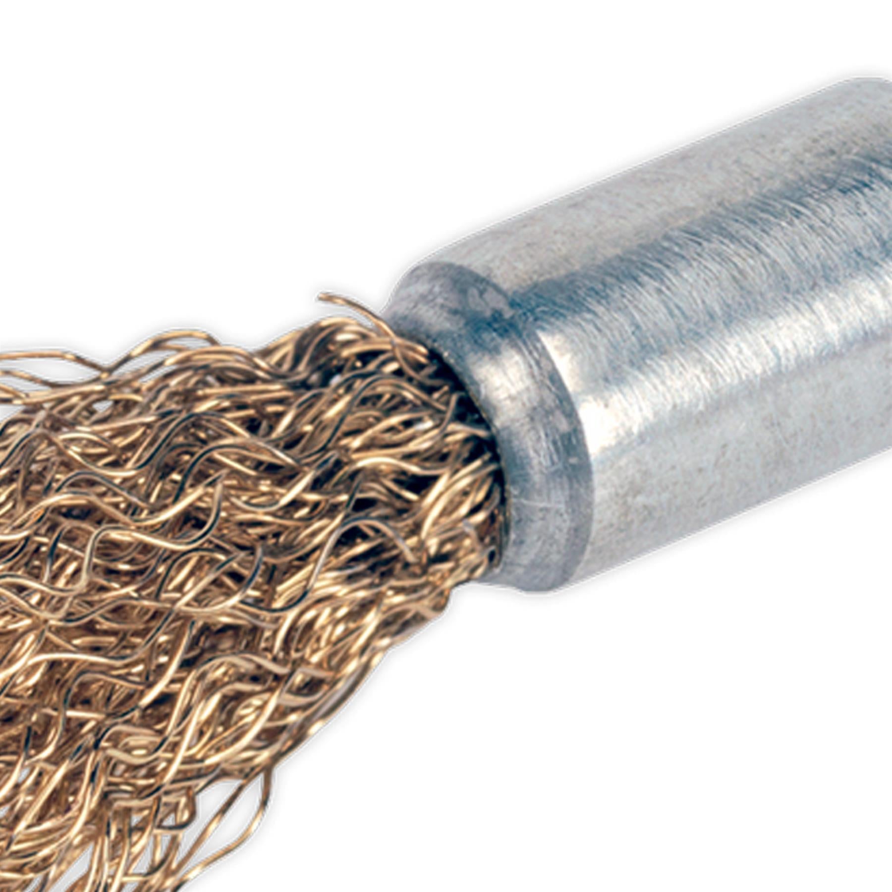 Sealey Flat Top Decarbonising Brush 13mm Ø6 x 20mm Shaft.