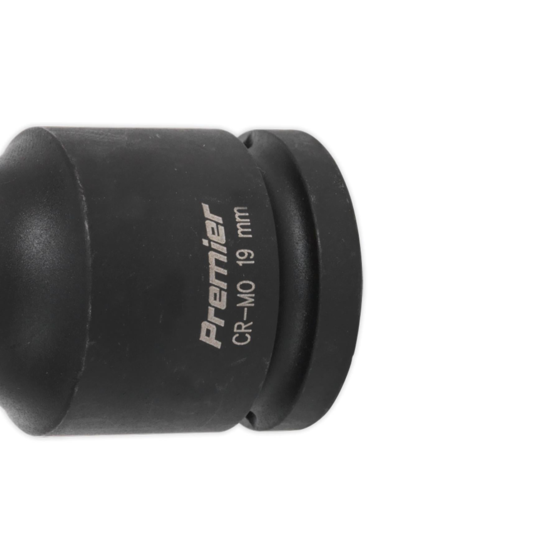 Sealey Impact Socket 19mm Deep 3/4"Sq Drive