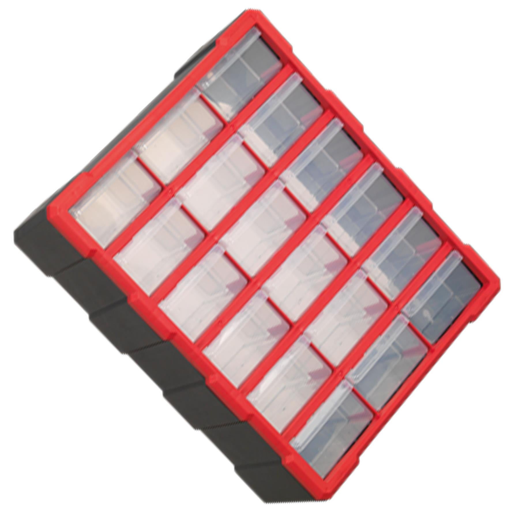 Sealey Cabinet Box 18 Drawer - Red/Black