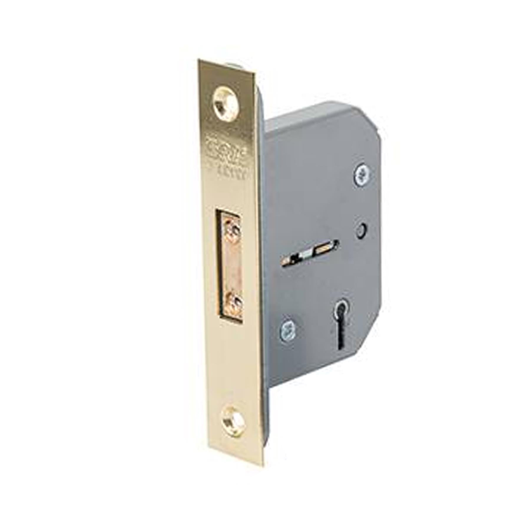 Van Vault Bathroom Door or 5 Lever Lock & Keyed Alike 2pk Brass or Chrome