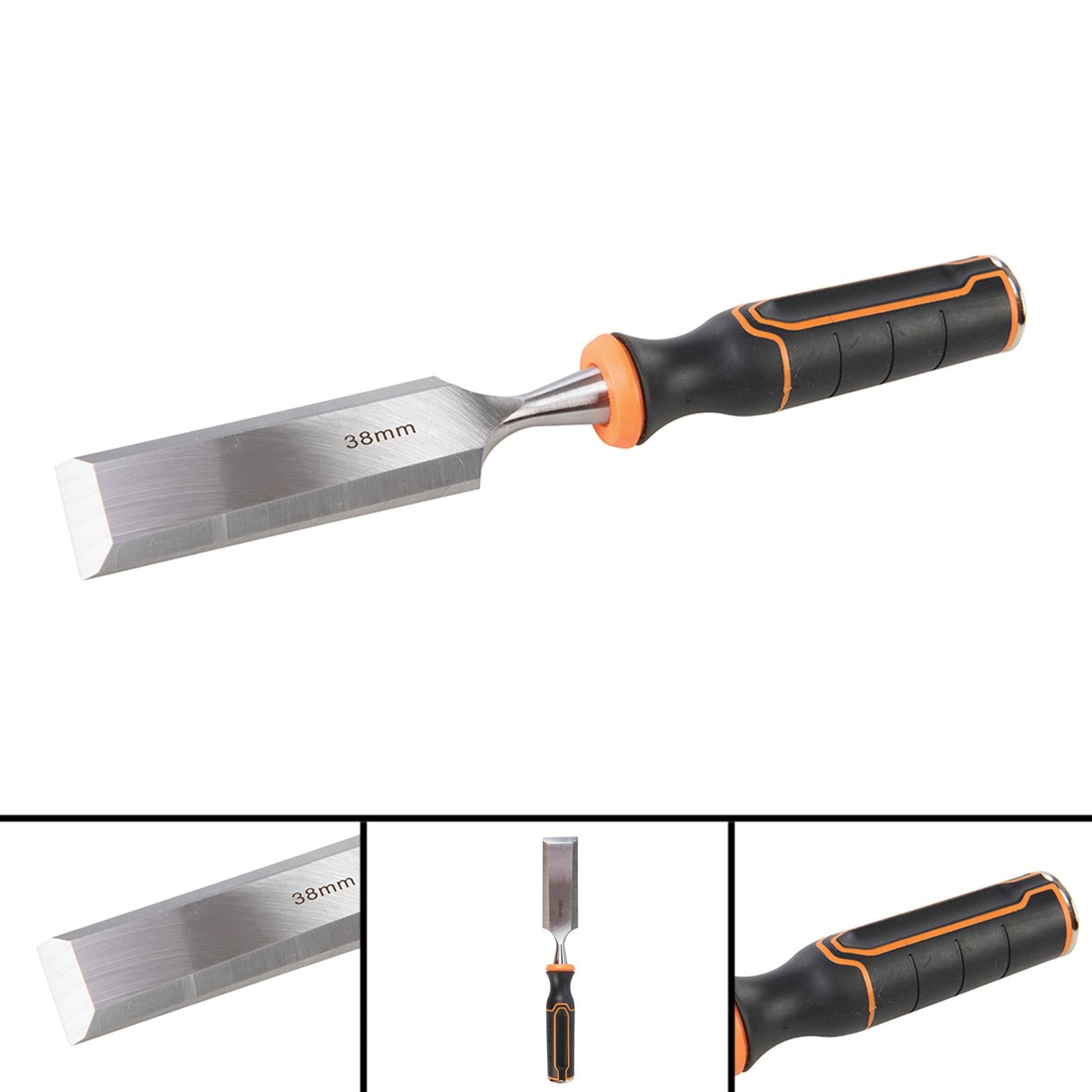 Wood Chisel Fully Forged Chrome Vanadium Steel Blade/Soft Grip Handle Twc38 38mm