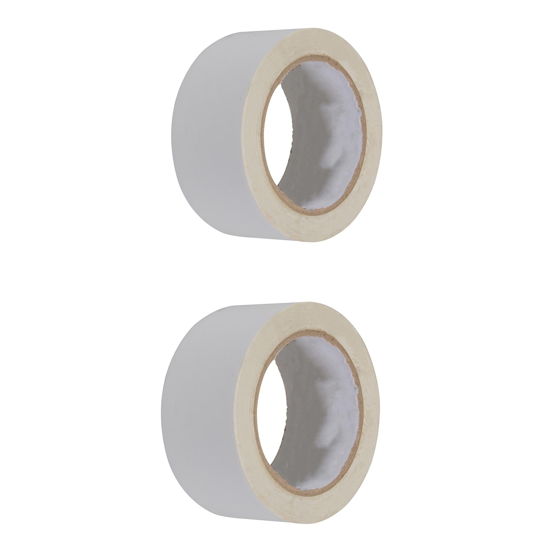 PVC Electrical Insulation Tape 50mm x 33M in White Pack Of 2