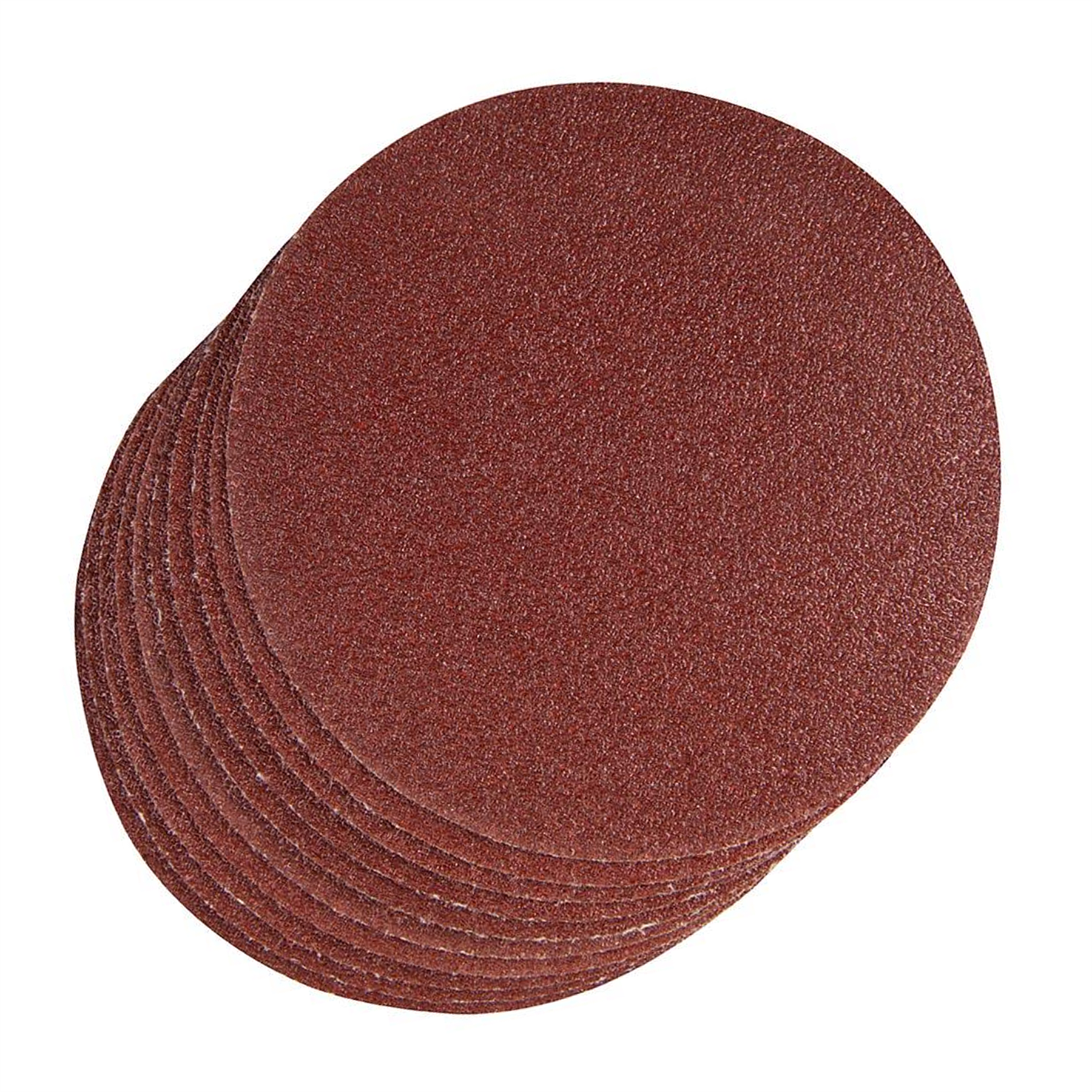 Hook & Loop Sanding Disc 125mm 10Pk - 4 X 60G, 2 X 80G, 2 X 120G & 2 X 240 Grit
