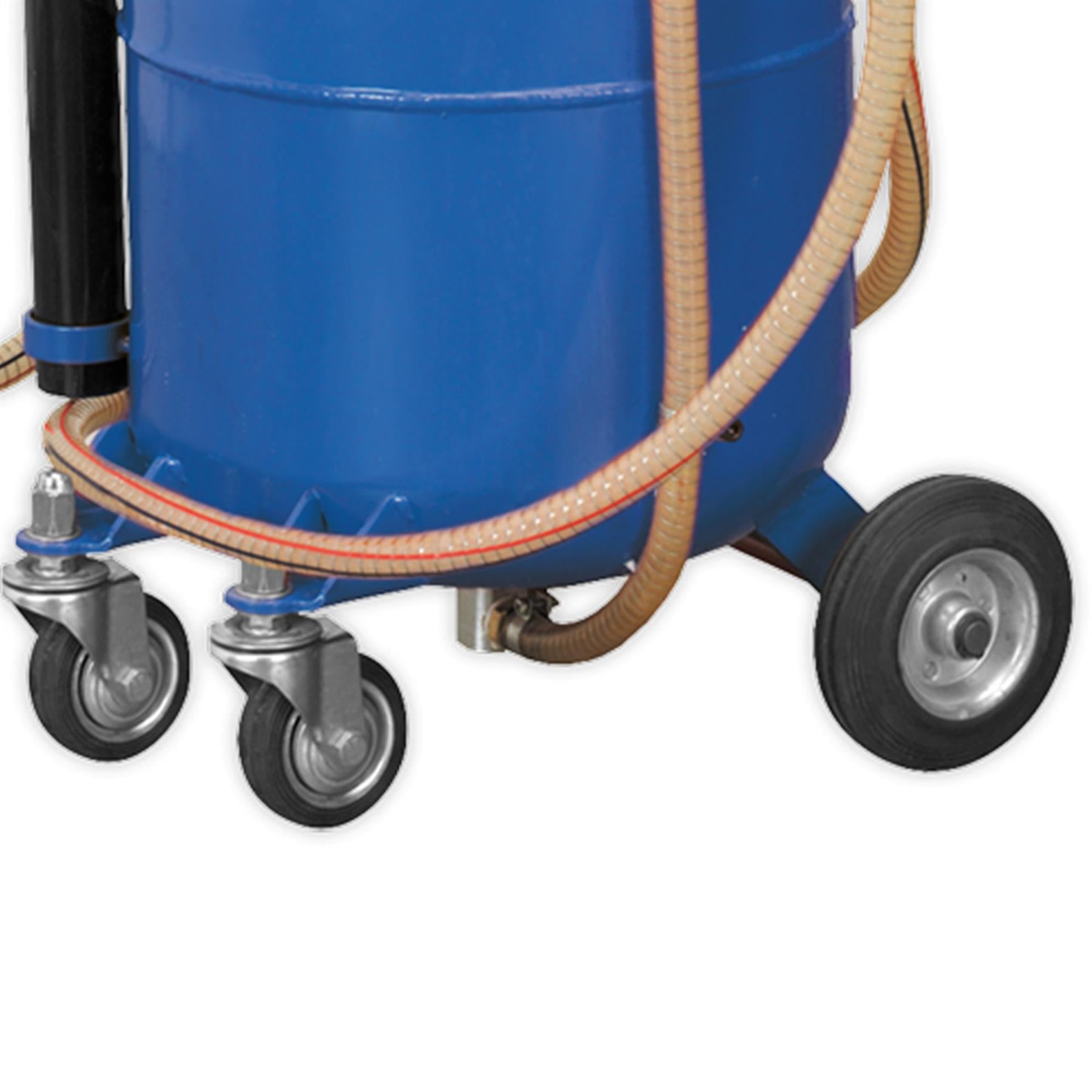 Sealey Mobile Oil Drainer with Probes 35L Air Discharge
