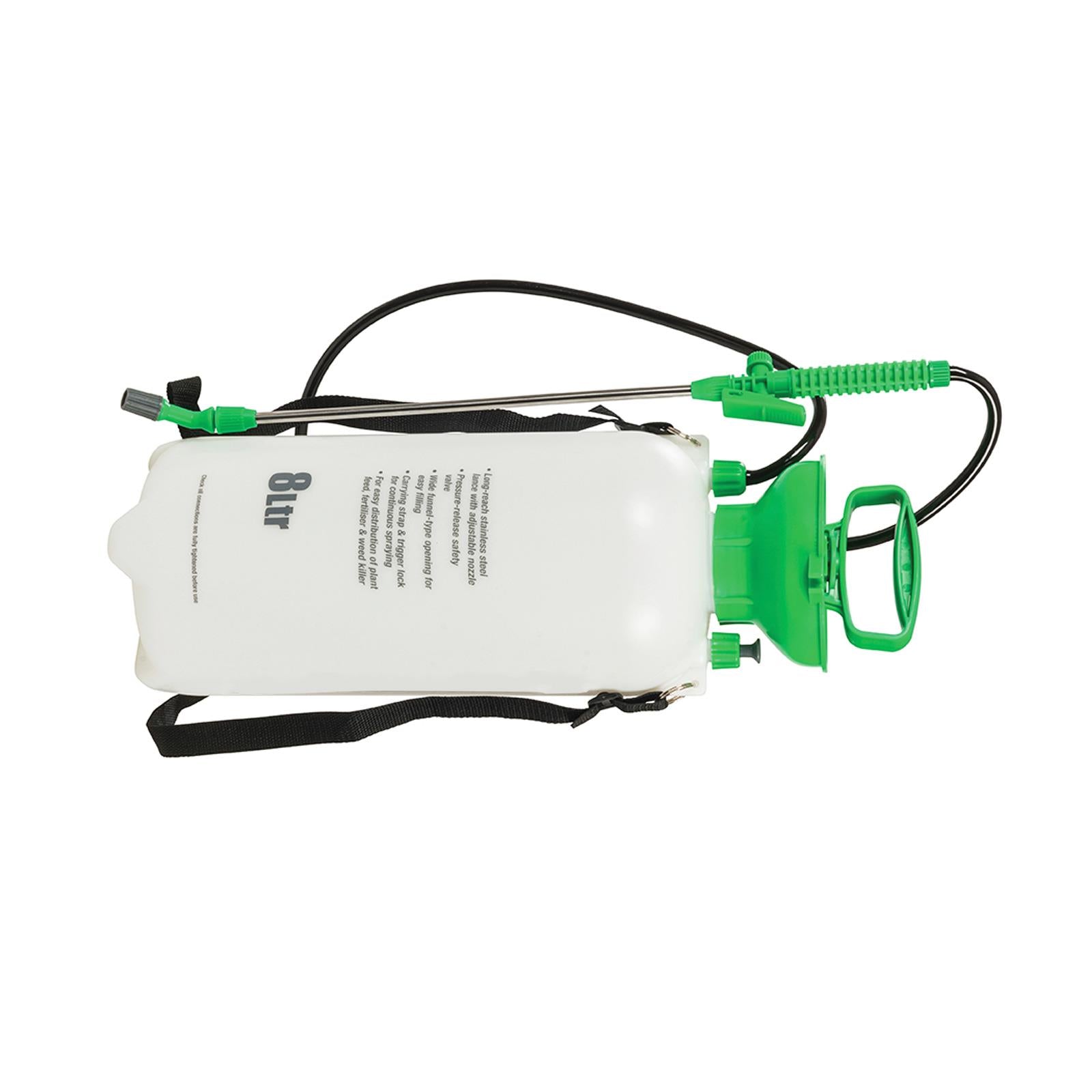 8 Liter Pressure Garden Sprayer Variable Nozzle Powerful Pump Housework Cleaning