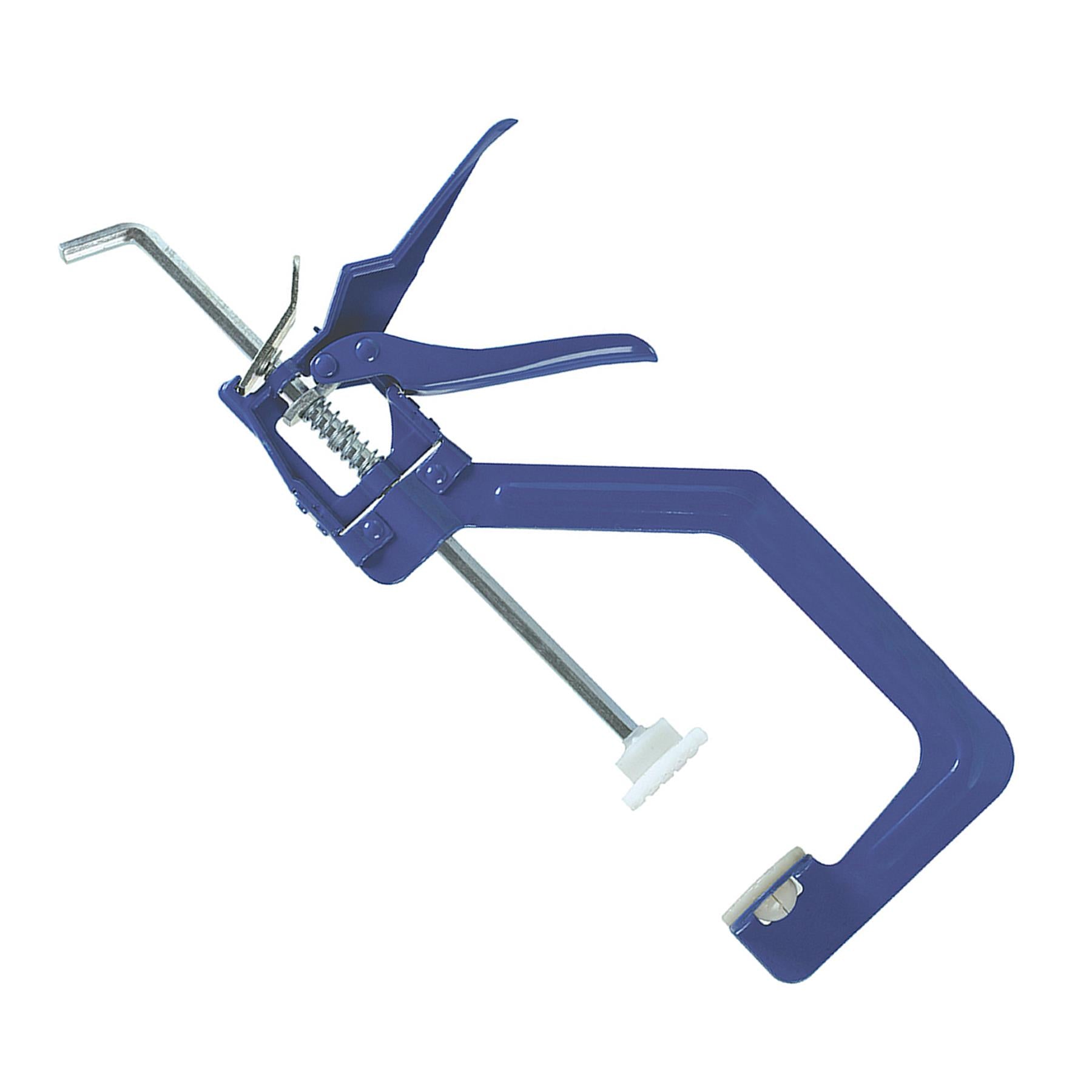 One-Handed Clamp 150mm Soft Jaws Delicate Work Woodwork Workshop Steel Frame