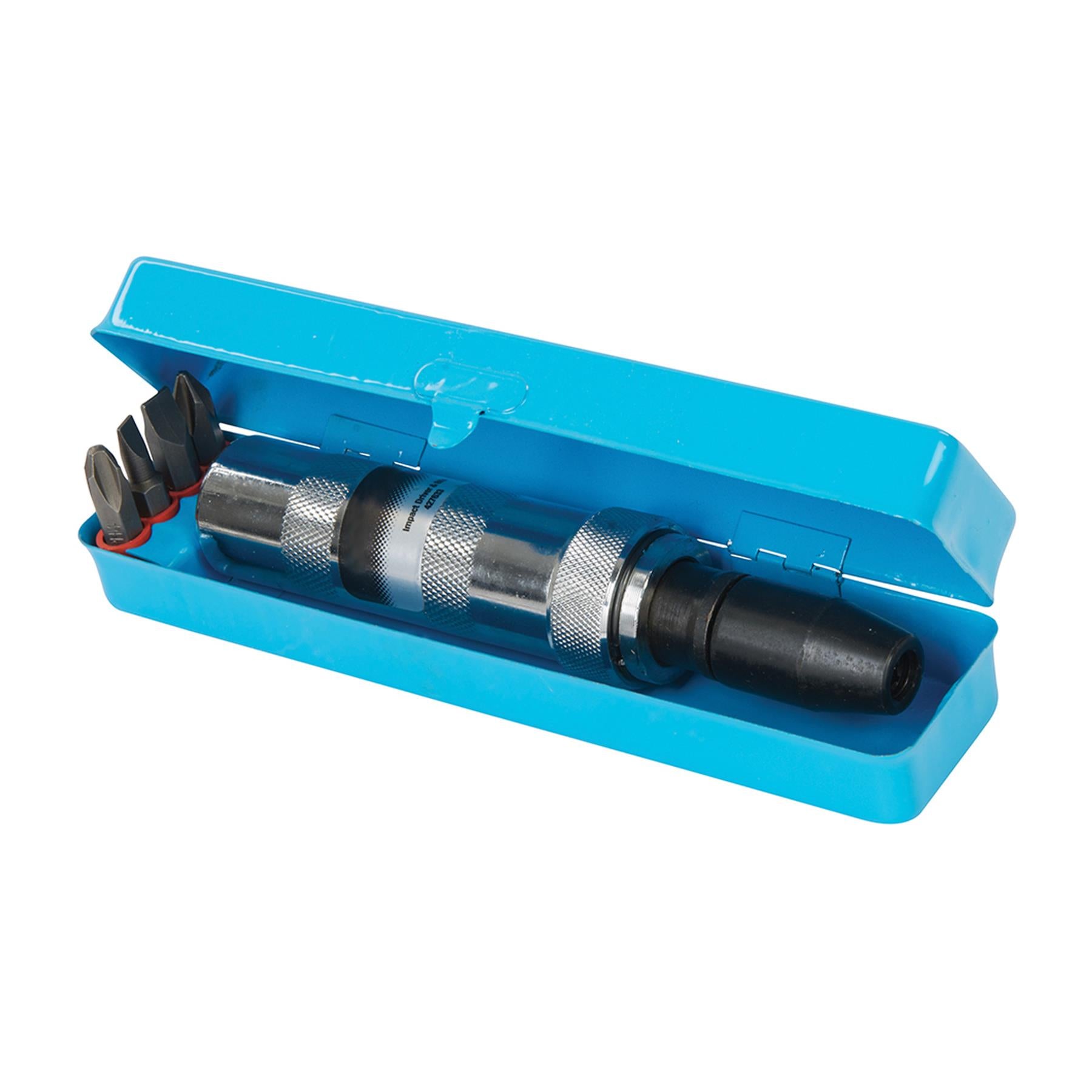 Reversible Impact Screwdriver & Driver Bits Slotted Crosshead Length170mm