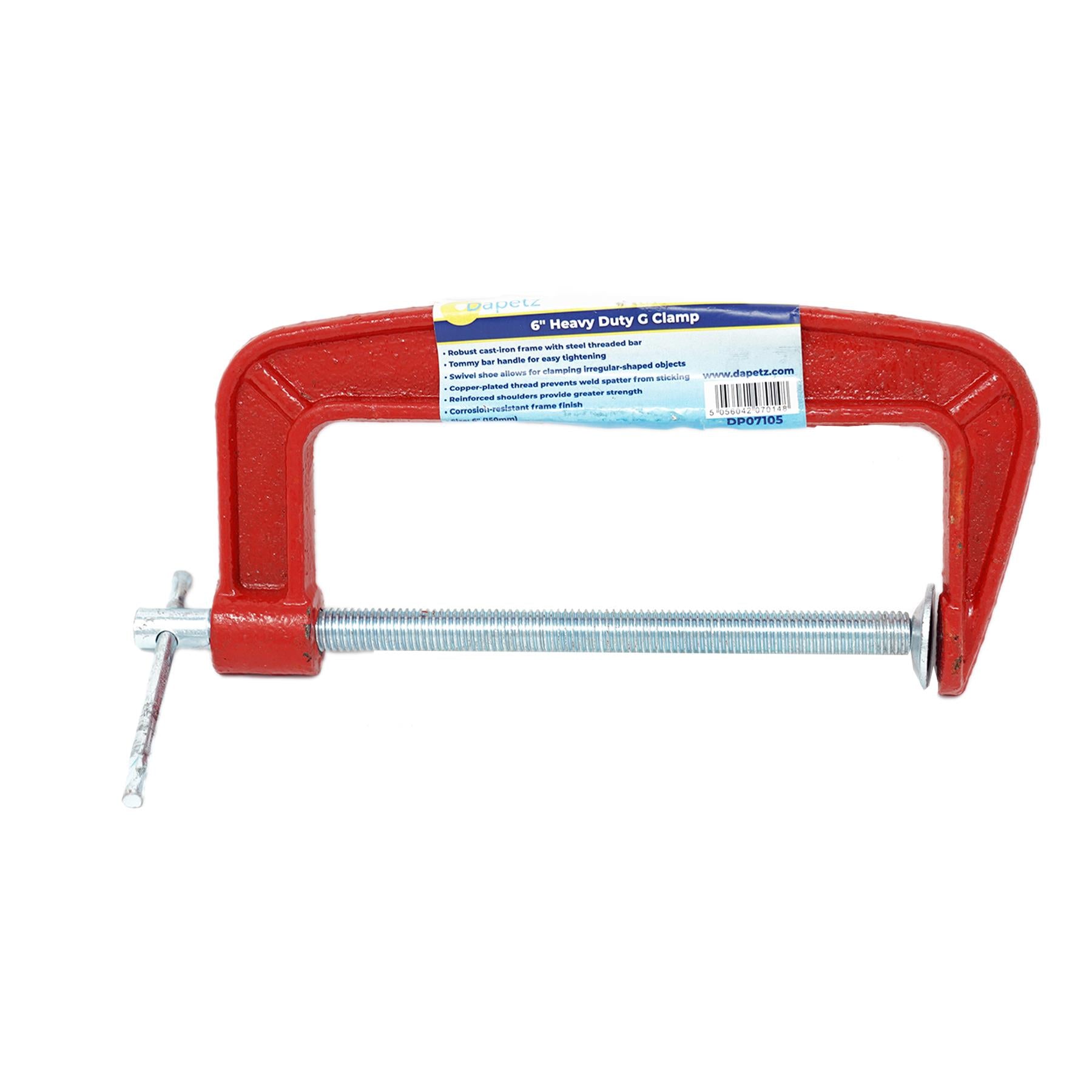 Heavy Duty 6" G Clamp Iron
