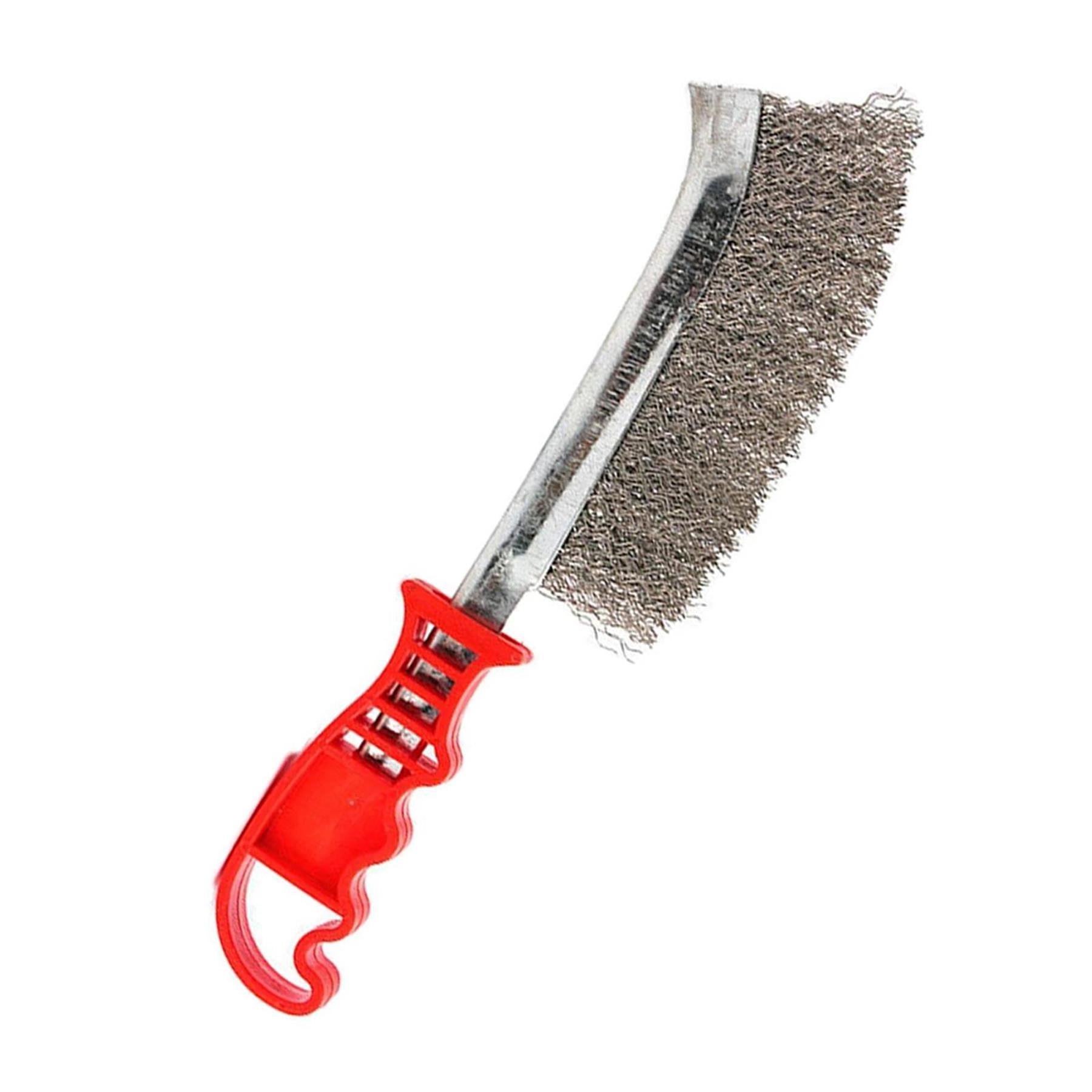 3 x Heavy Duty Spid Wire Hand Brush Stainless Steel Bristles Rust Paint Removal