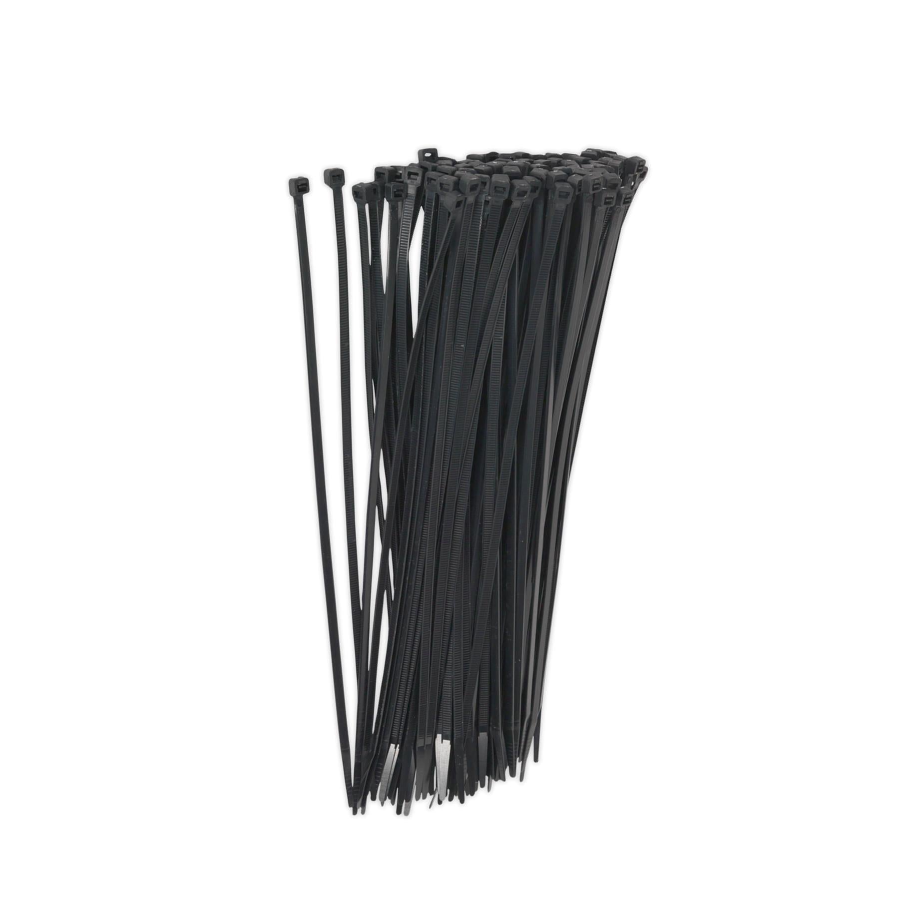 Sealey Cable Tie 300 x 4.8mm Black Pack of 100