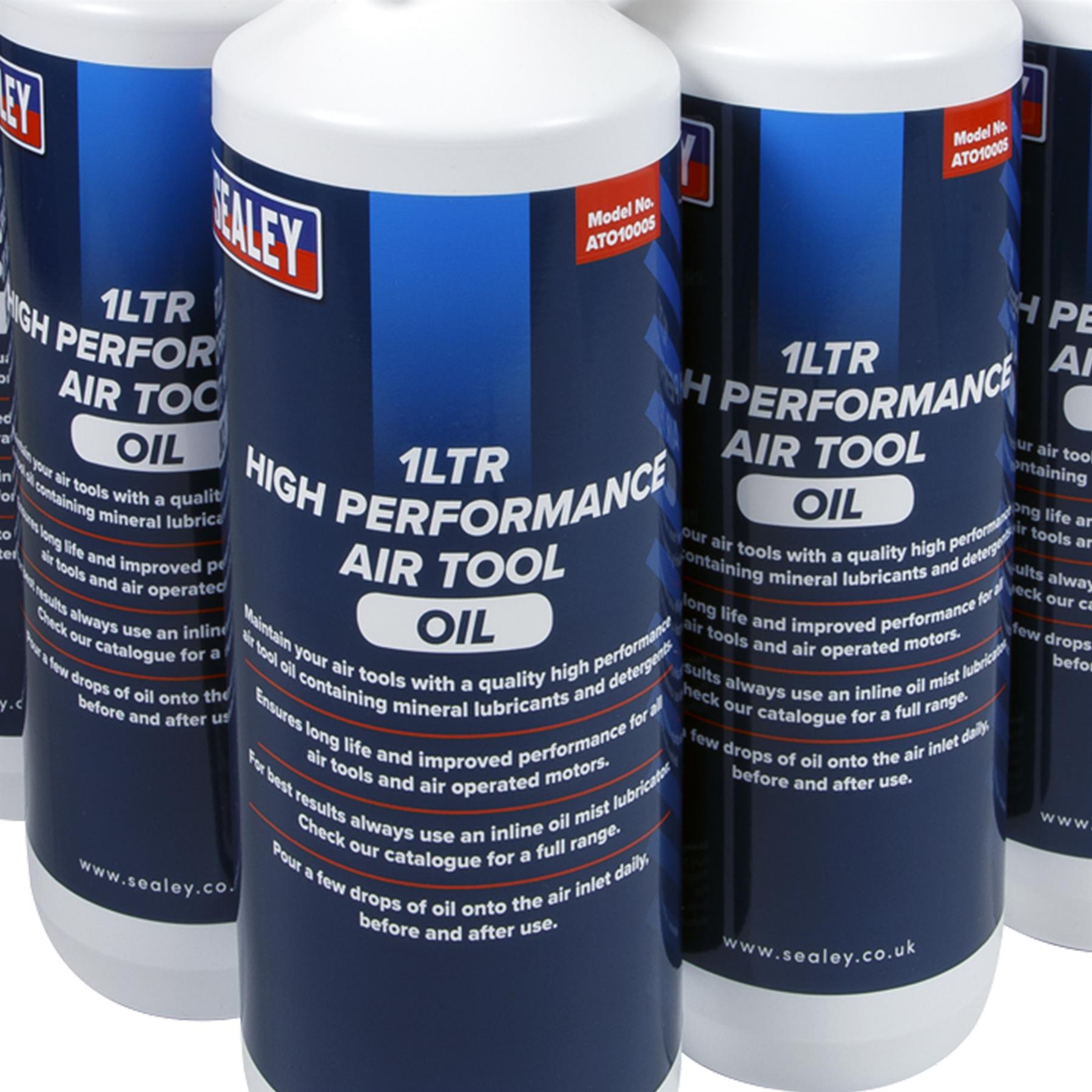 Sealey Air Tool Oil 1L Pack of 12 Quality High Performance air tool oil