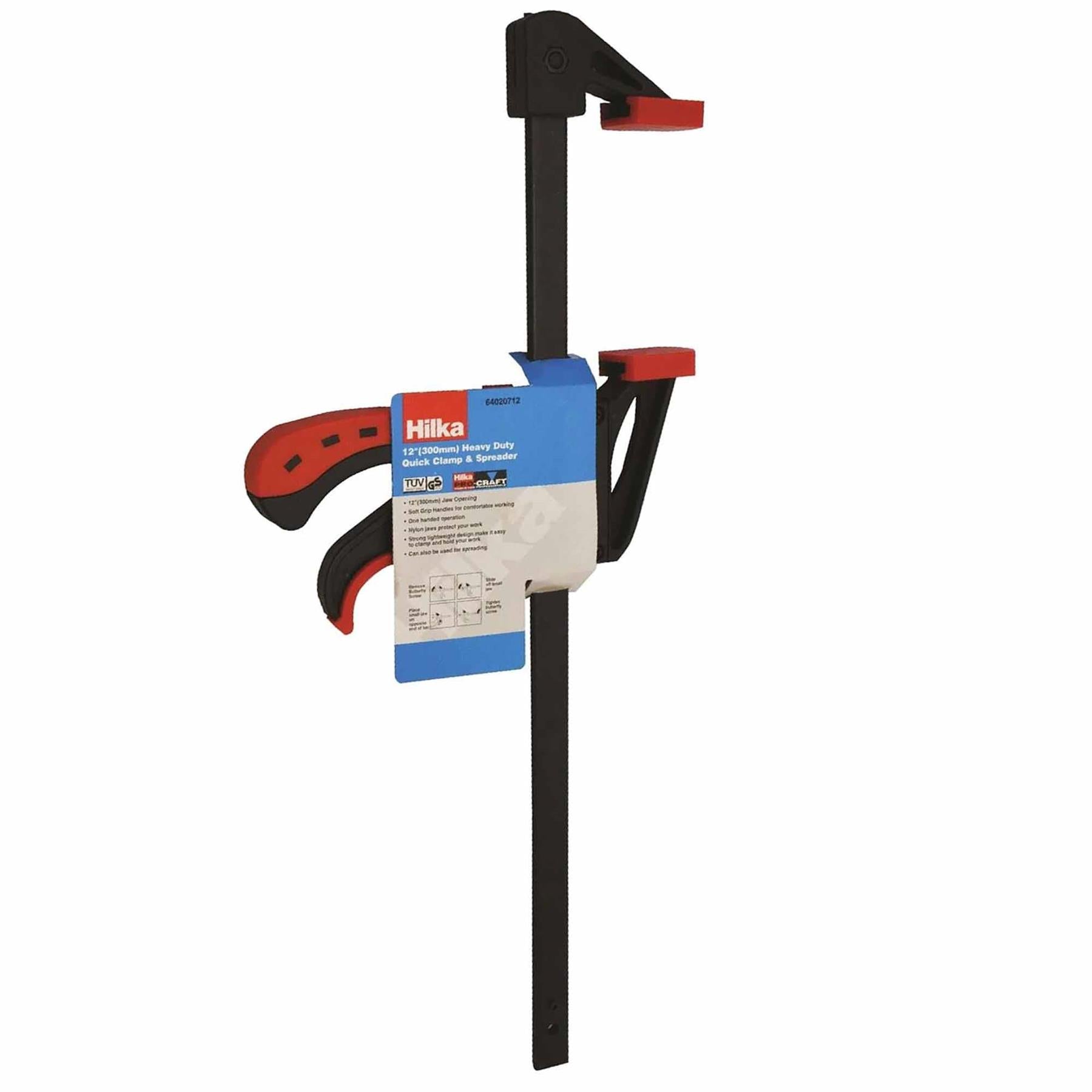Heavy Duty 12" 300mm Quick Mini Release Adjustable Bar Clamps