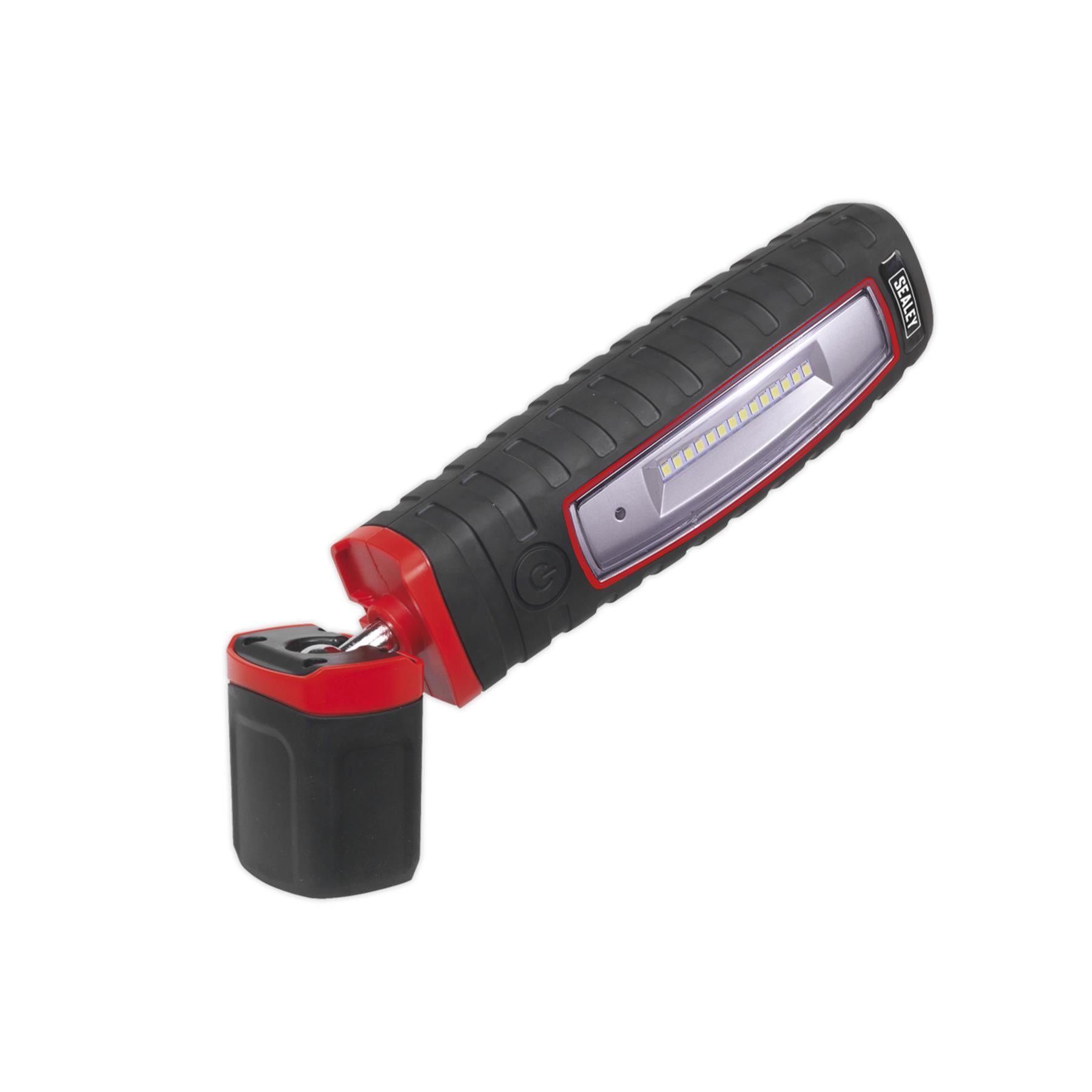 Sealey R/Charge 360 Insp Light 10 SMD LED & 3W LED Black Li-ion