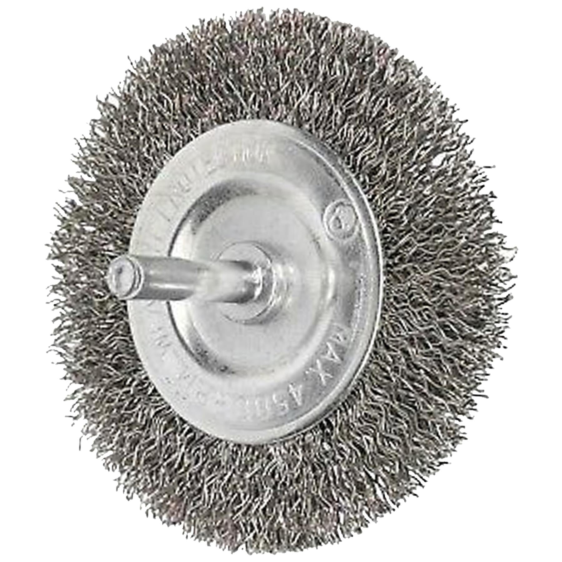 Sealey Flat Wire Brush Stainless Steel 75mm with 6mm Shaft