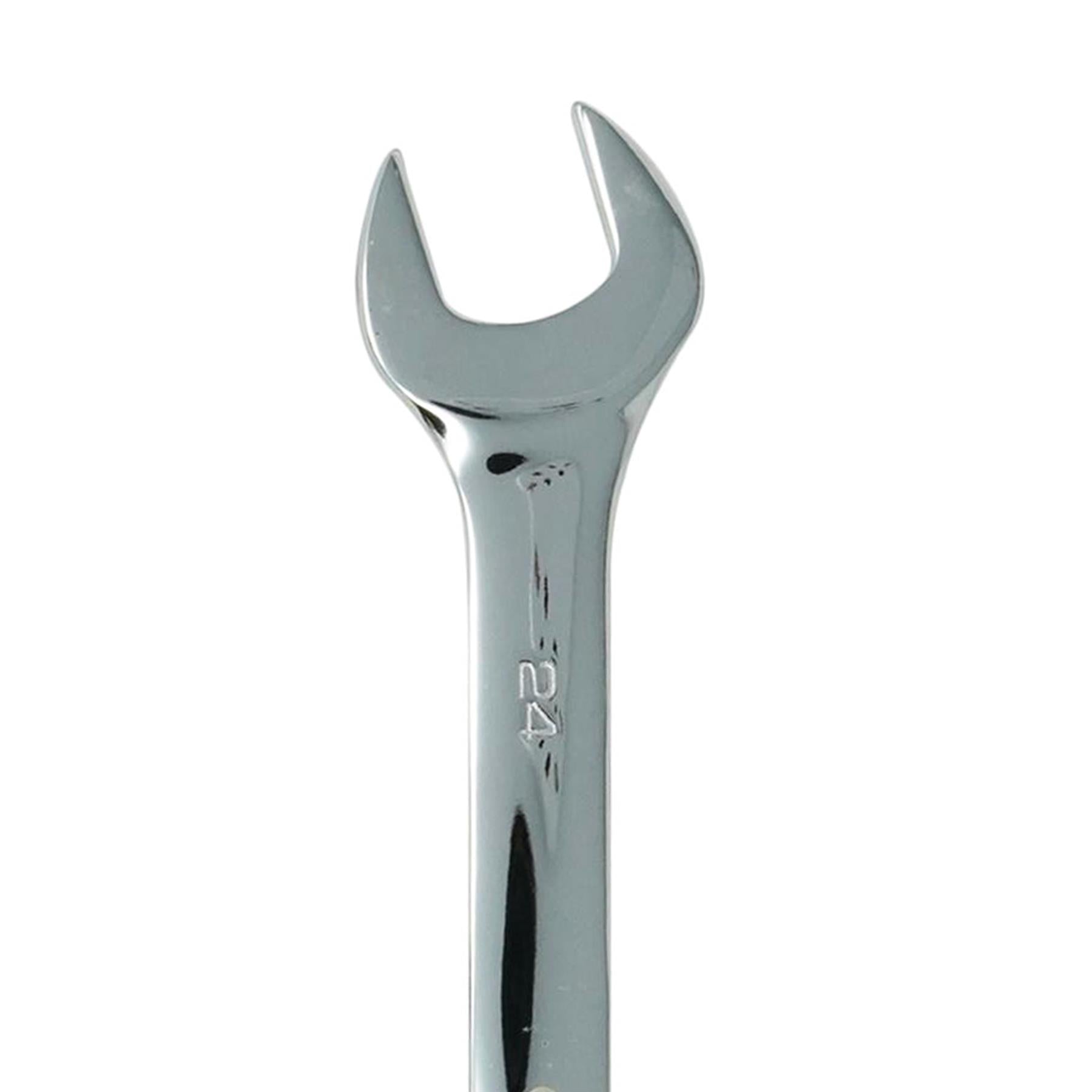 Combination Open Ring Spanner Chrome Mechanics Garage Tools 24mm