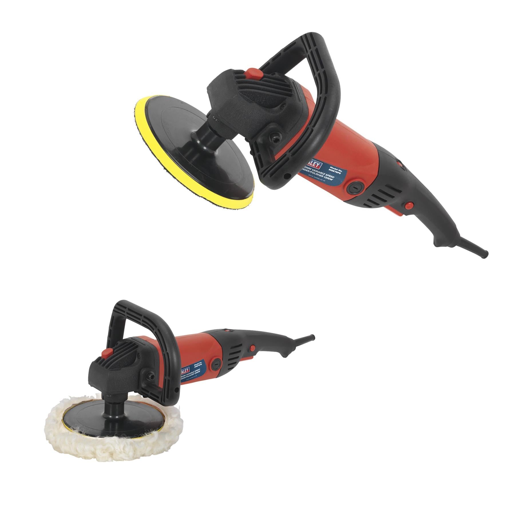 Sealey Sander/Polisher 180mm Variable Speed 1200W/230V