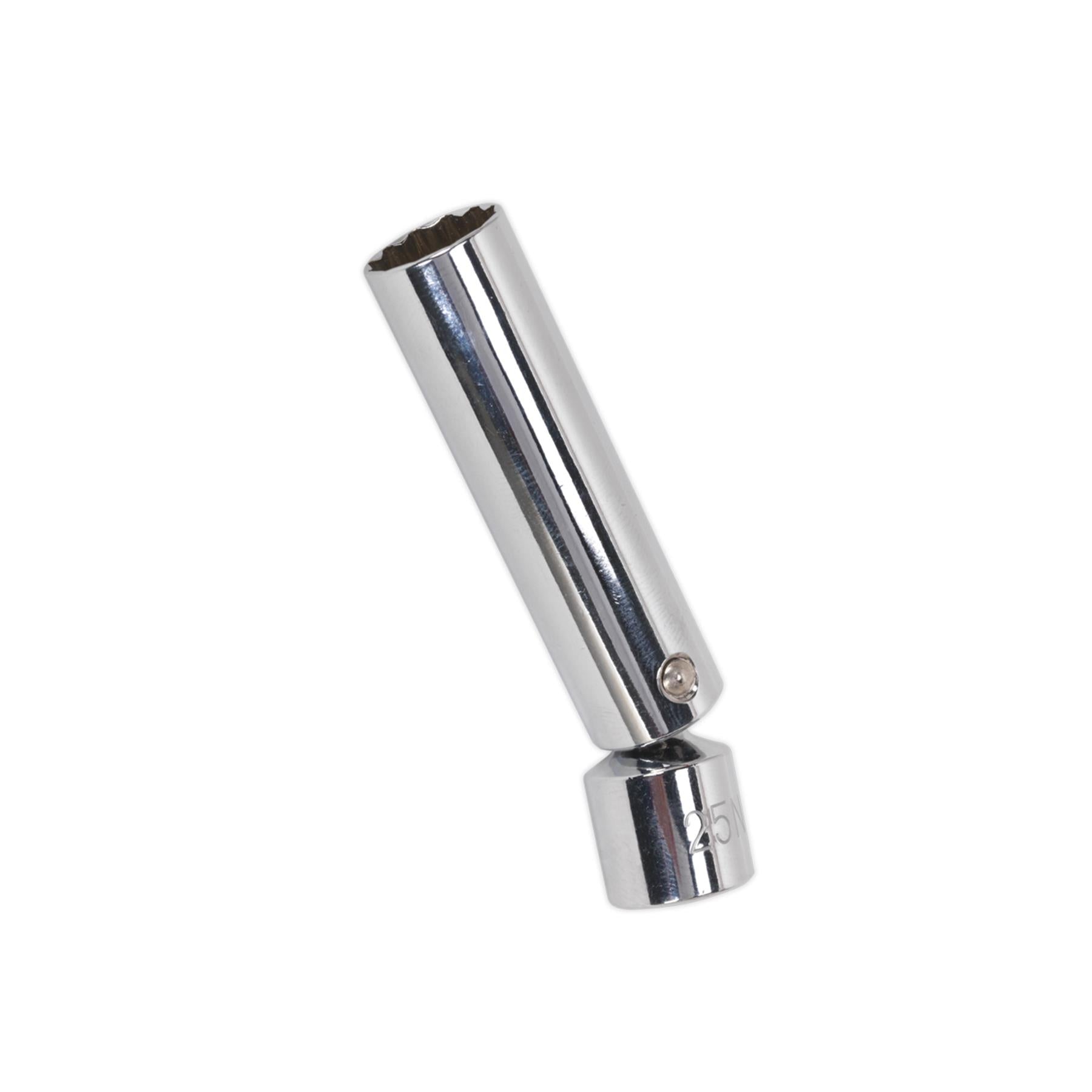 Sealey Spark Plug Socket with Universal Joint 14mm 3/8"Sq Drive 12-Point