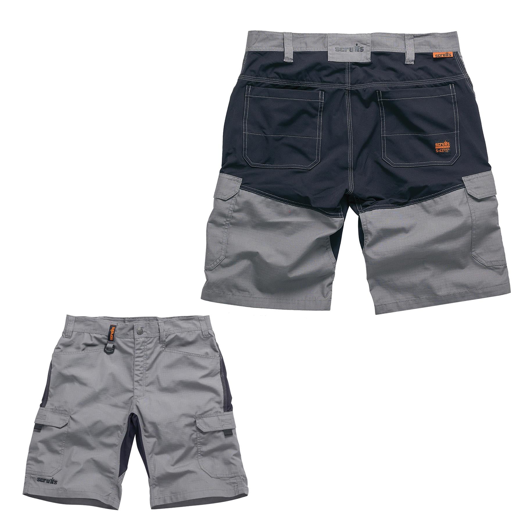 Scruffs Flex Work Shorts 40W Men's Combat Cargo Trade Graphite