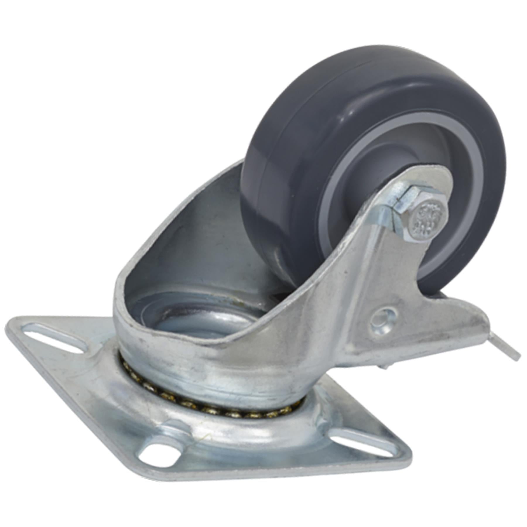 Sealey Castor Wheel Swivel Plate with Total Lock 50mm