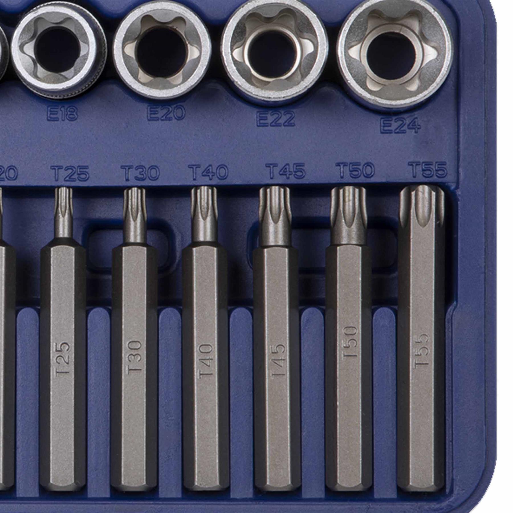TRX-Star* Socket & Bit Set 30pc 1/4", 3/8" & 1/2"Sq Drive Sealey