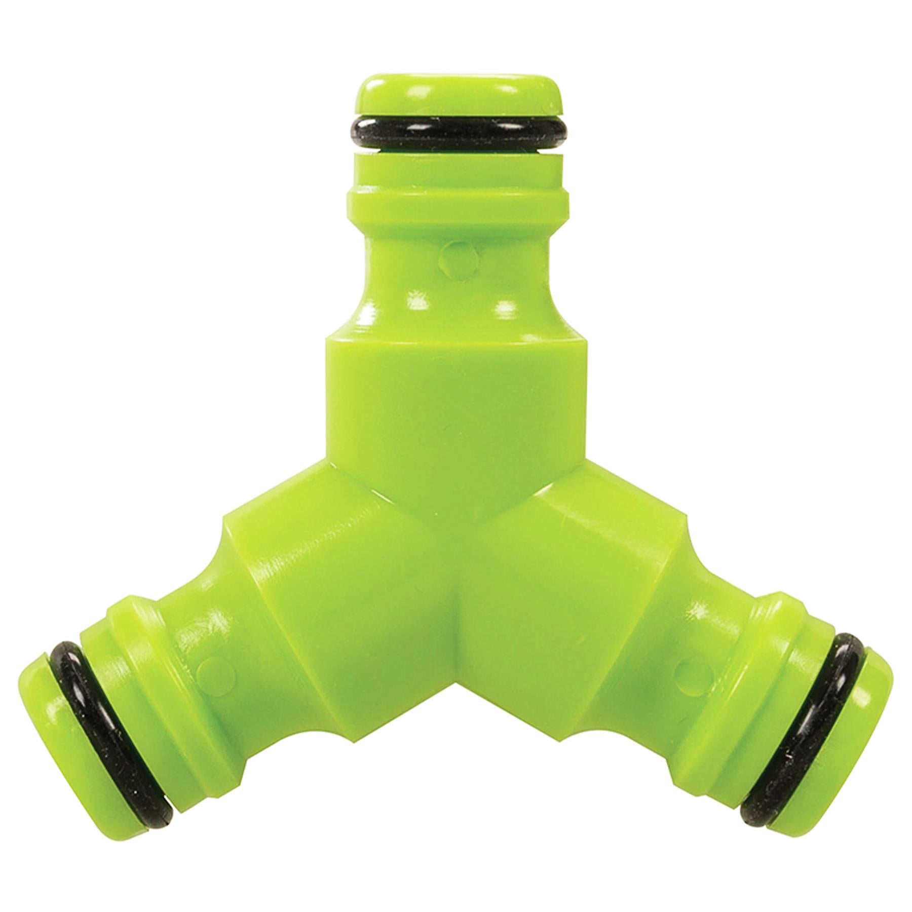 Hose pipe connector Irrigation Y shape 3/4 1/2 port 3 way garden water spilter 1PC