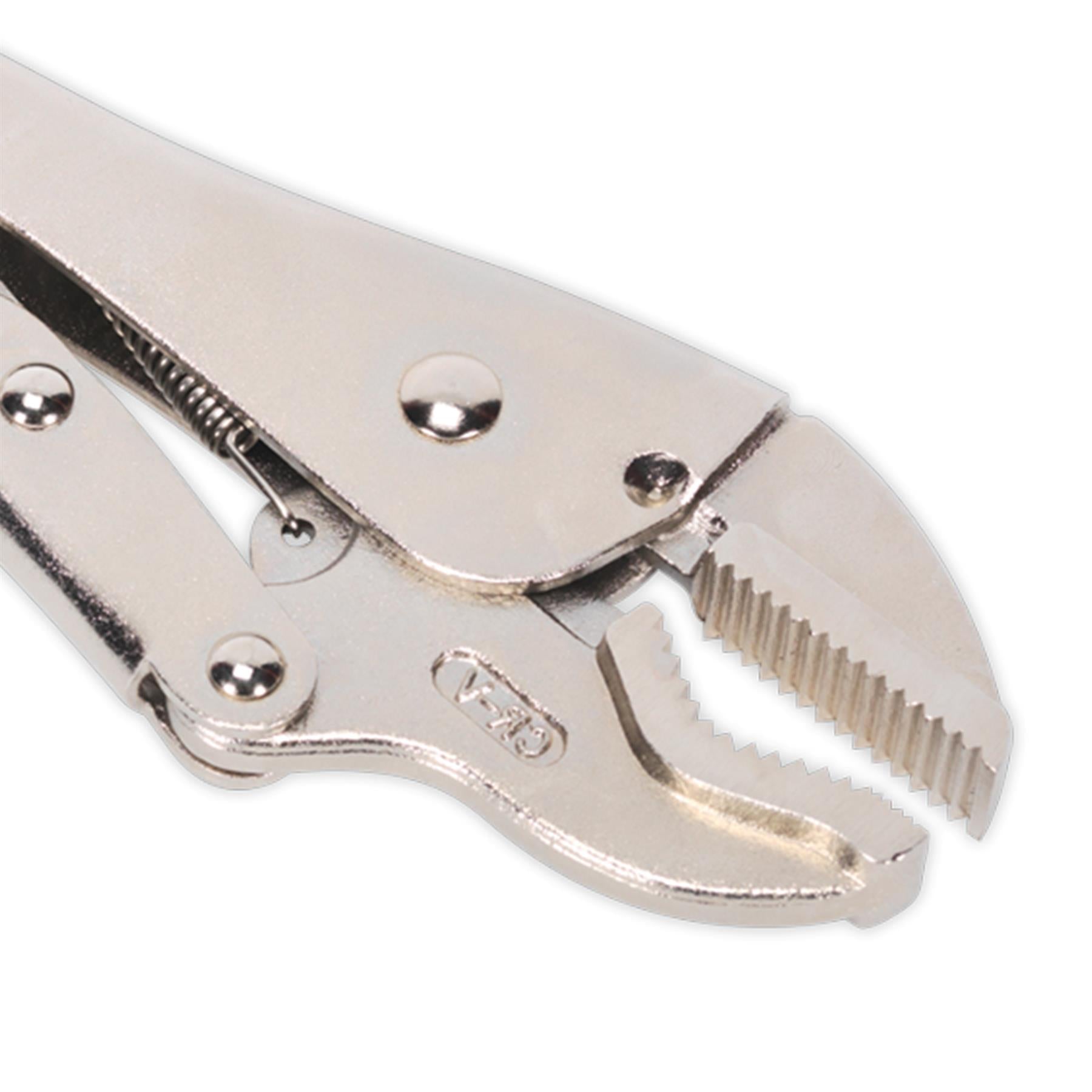 Sealey Locking Pliers Optimum Grip 225mm 0-45mm Capacity